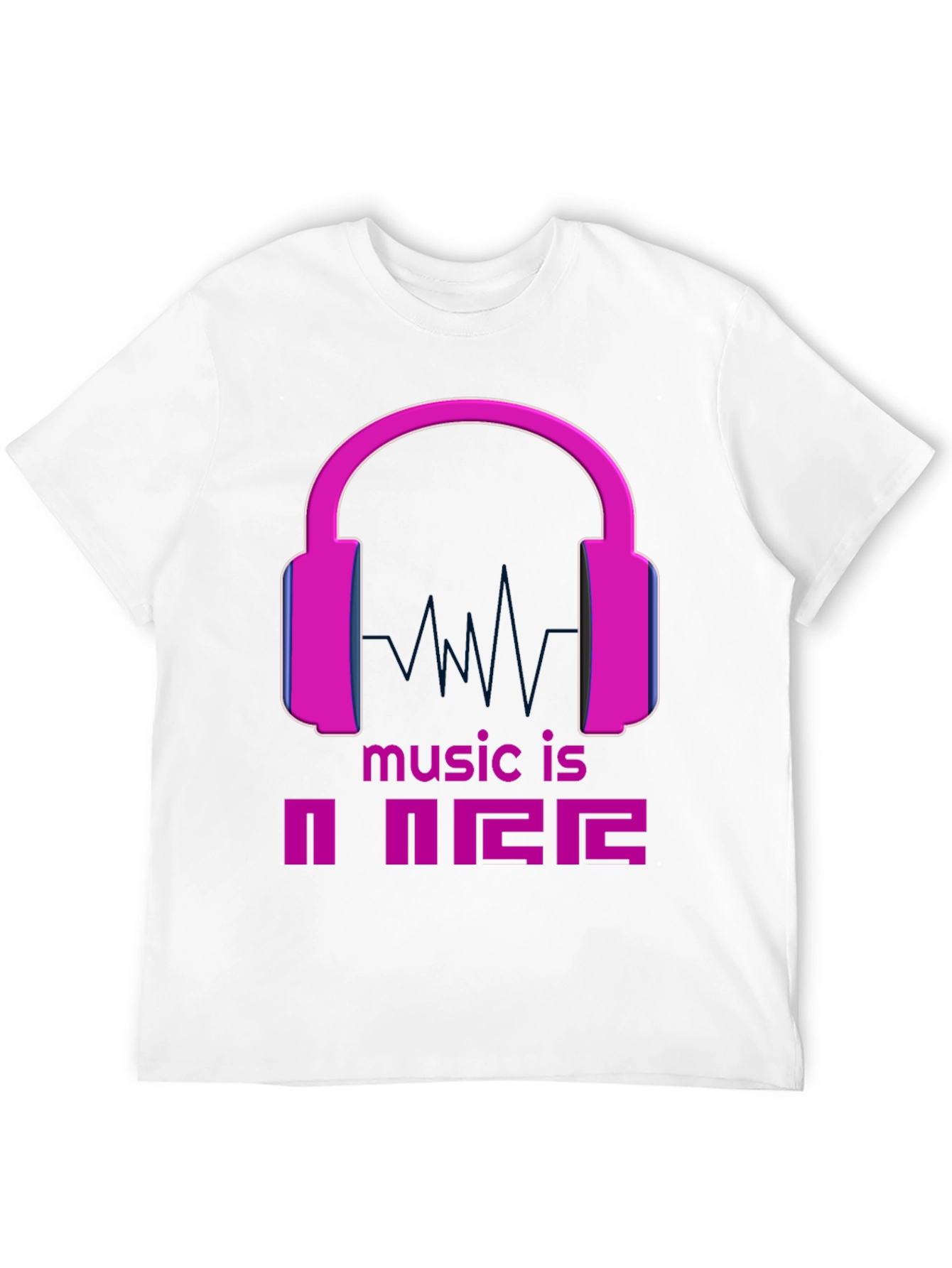 Music is Power Graphic Tee