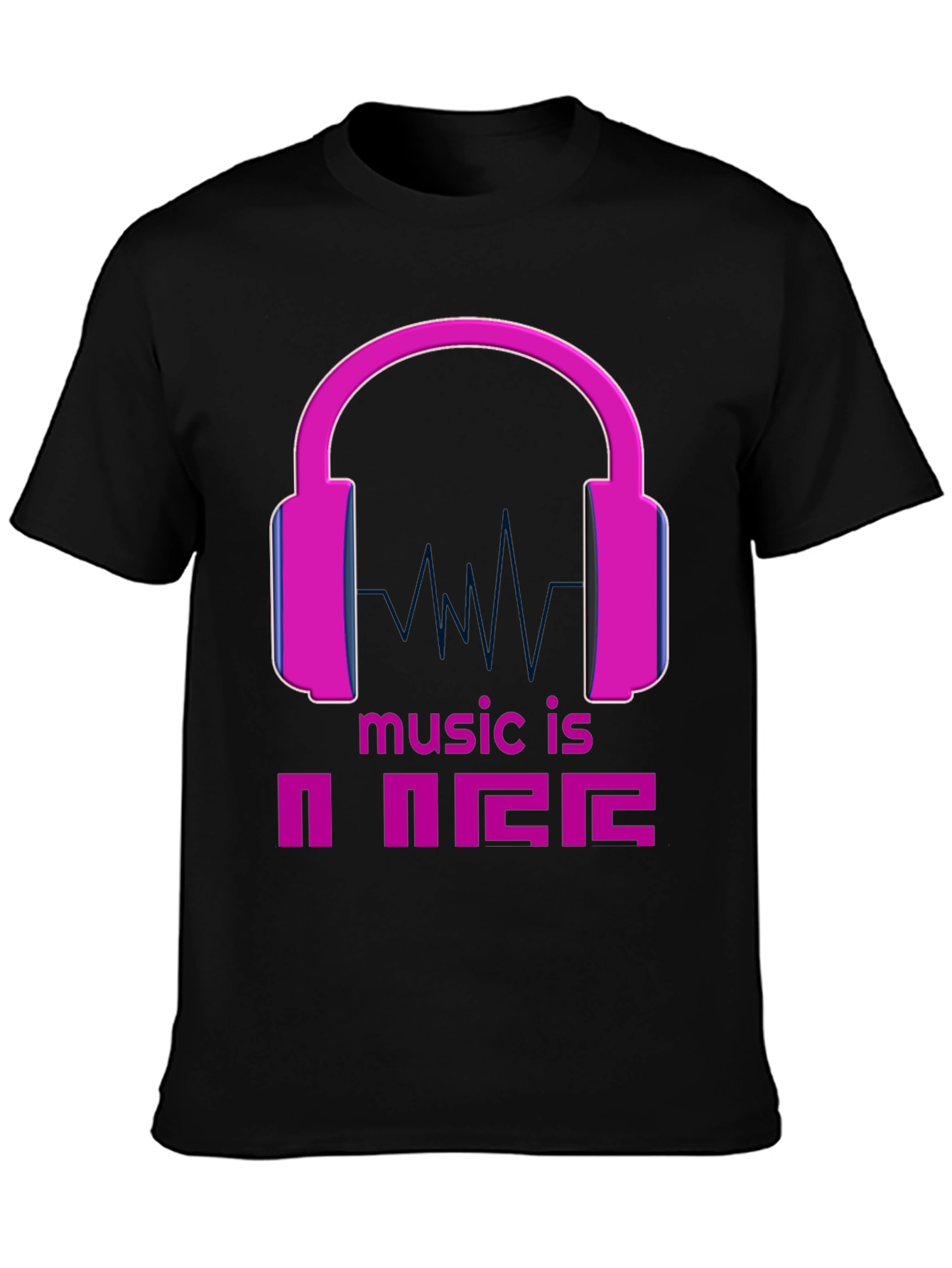 Music is Power Graphic Tee