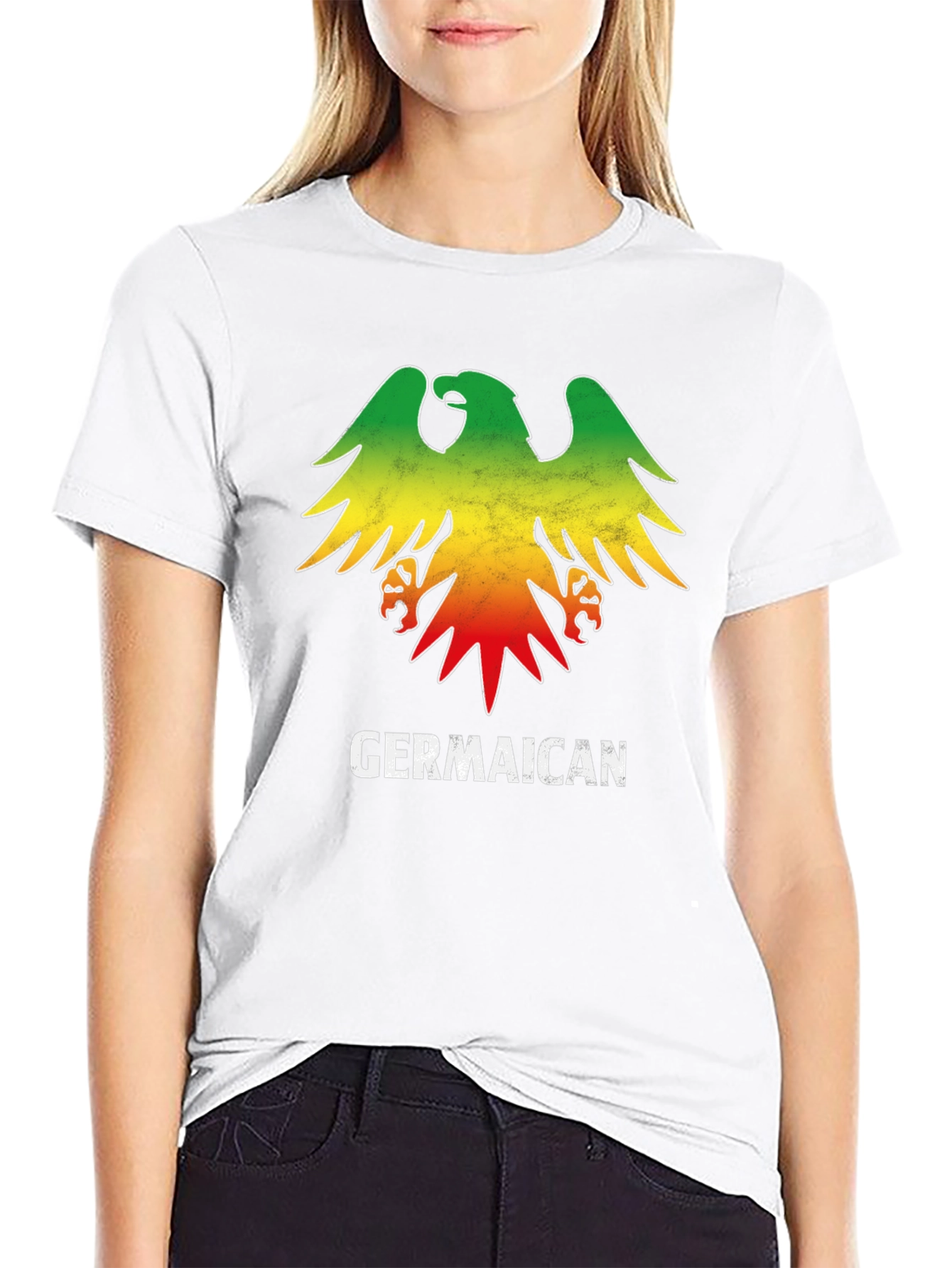 Germaican Rasta Eagle T-Shirt