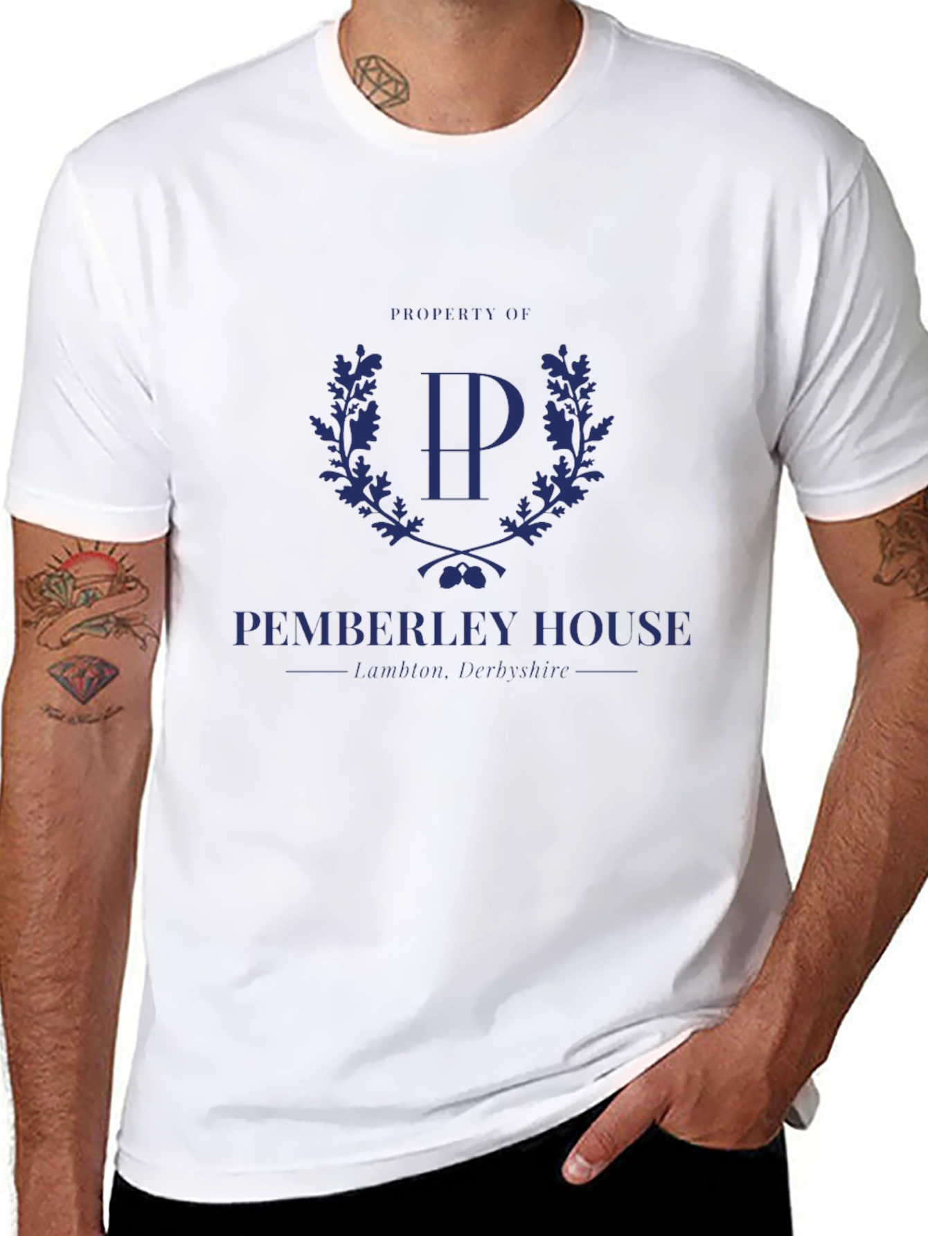 Pemberley House T-Shirt - Pride & Prejudice Inspired