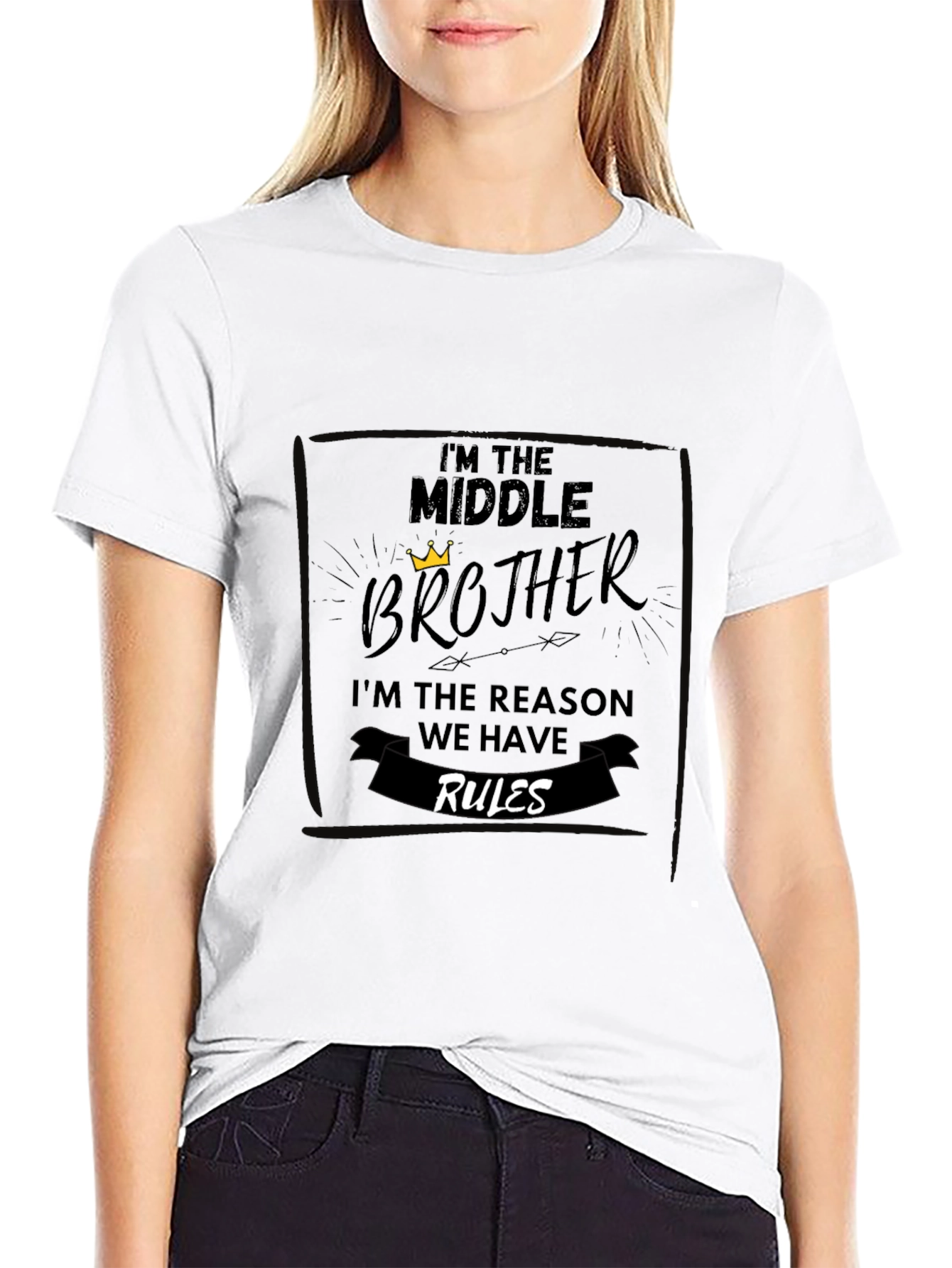 Middle Brother Rules T-Shirt