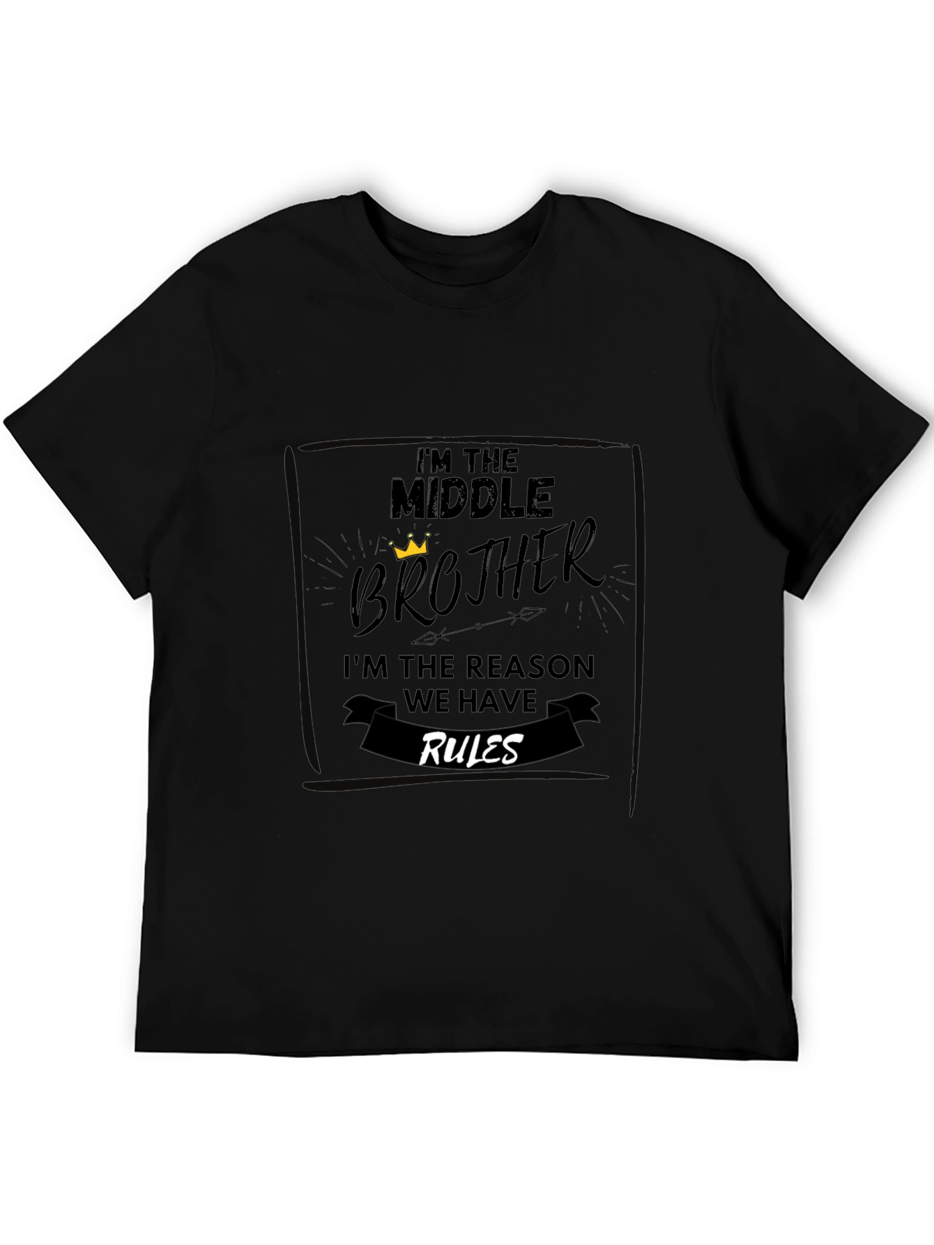 Middle Brother Rules T-Shirt