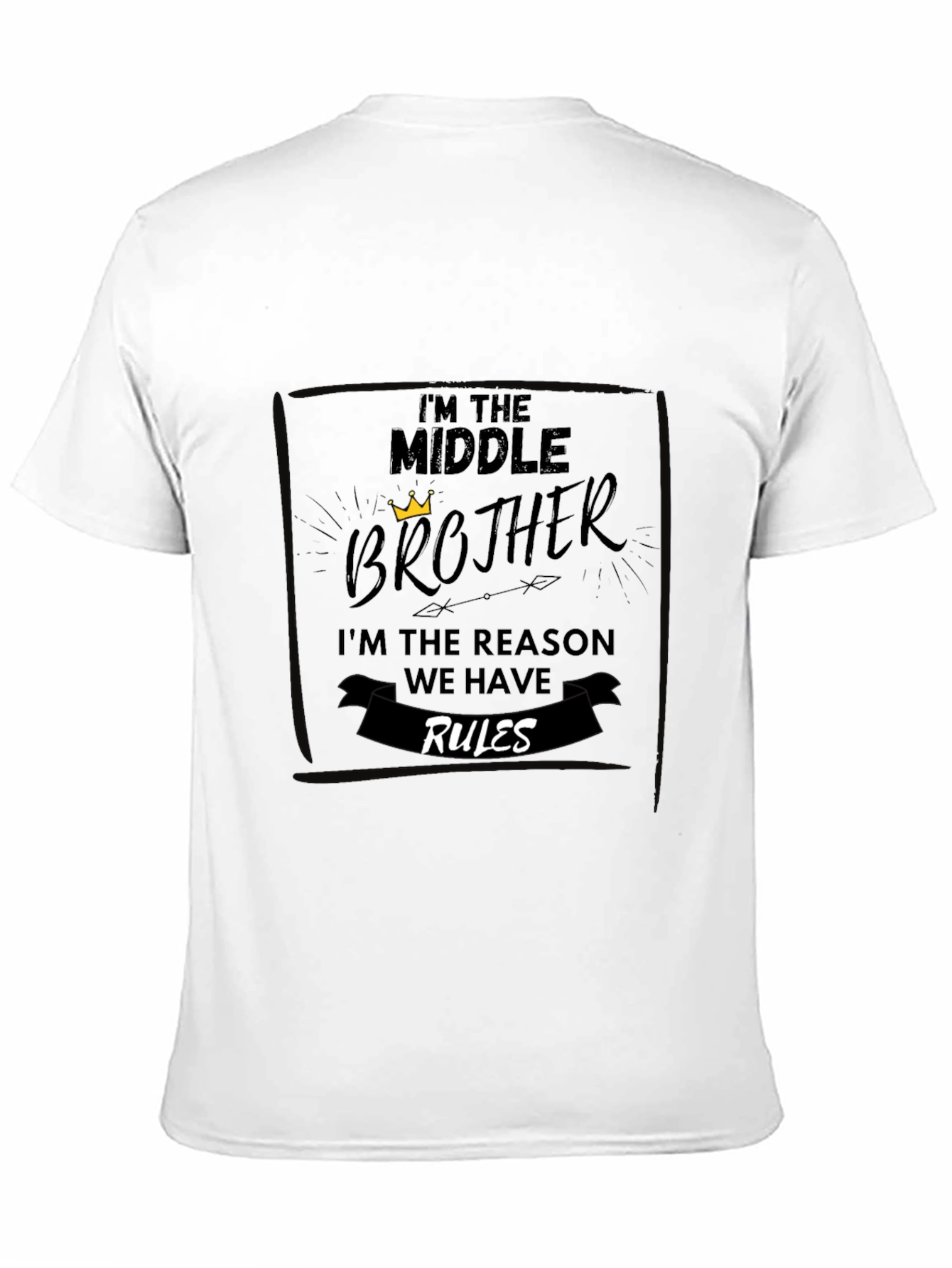 Middle Brother Rules T-Shirt