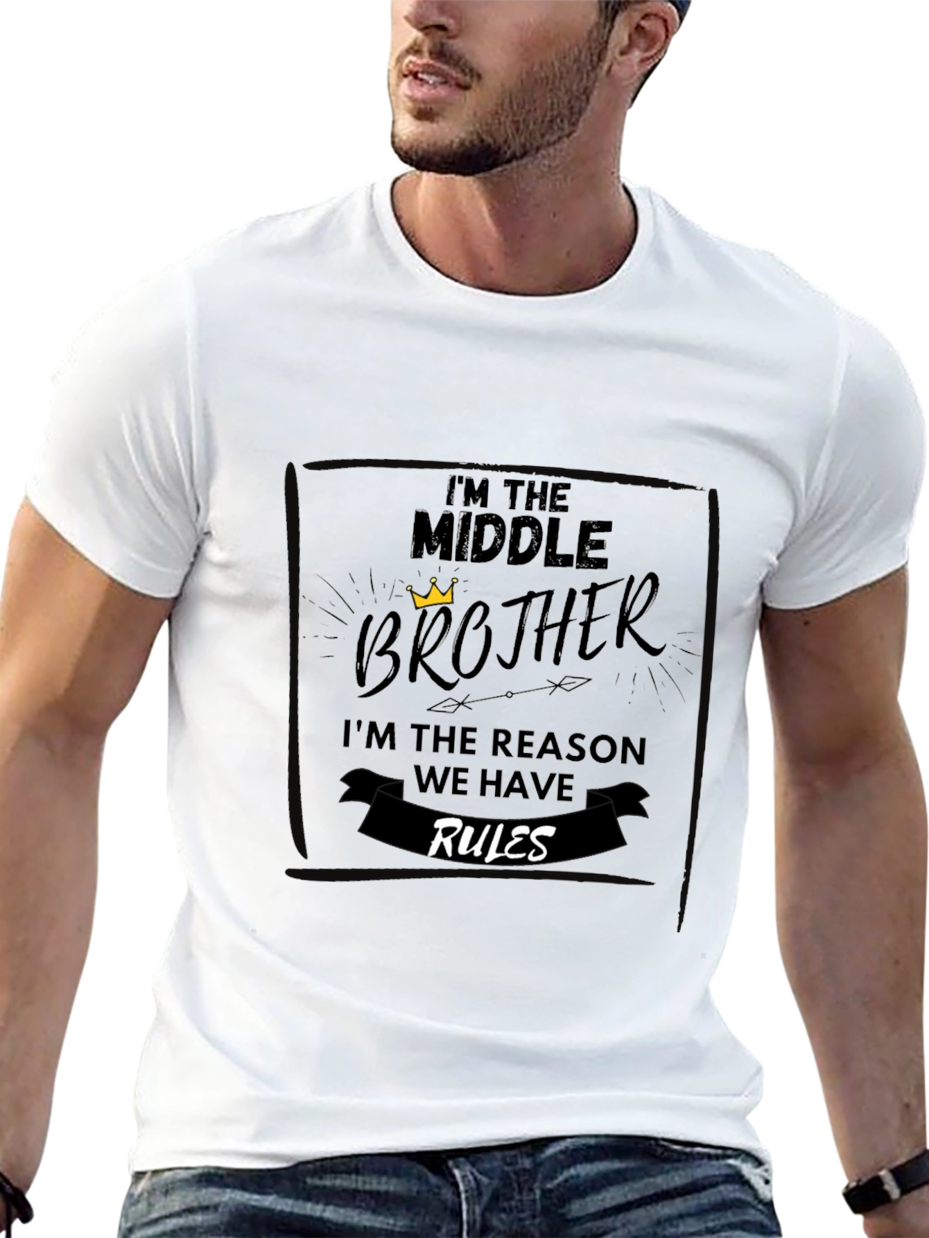 Middle Brother Rules T-Shirt