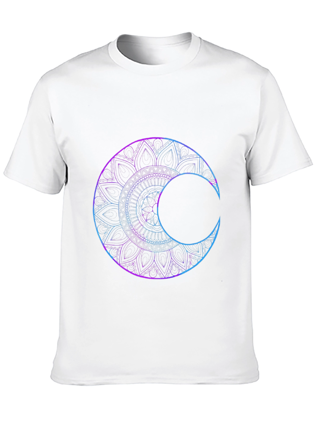 Mystic Mandala Moon Graphic T-Shirt