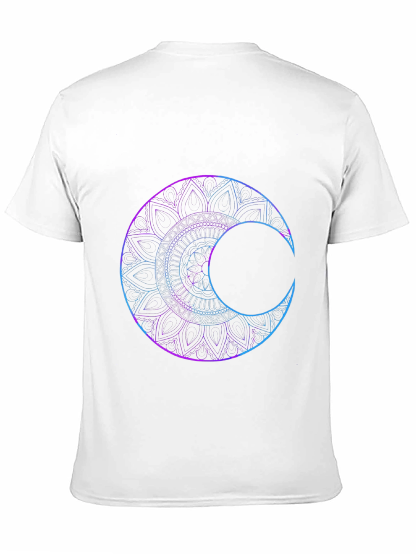 Mystic Mandala Moon Graphic T-Shirt