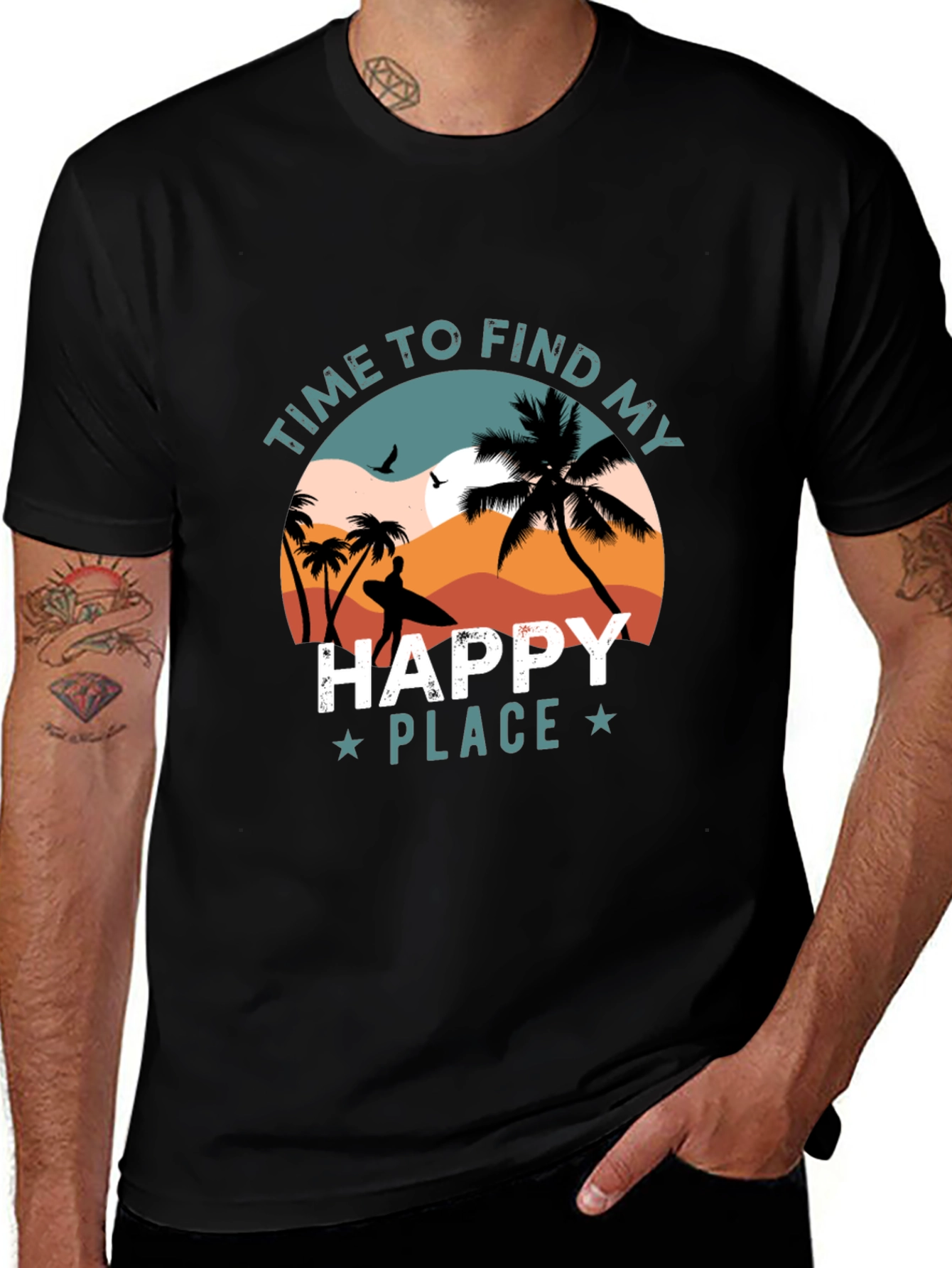 Time To Find My Happy Place Graphic Tee