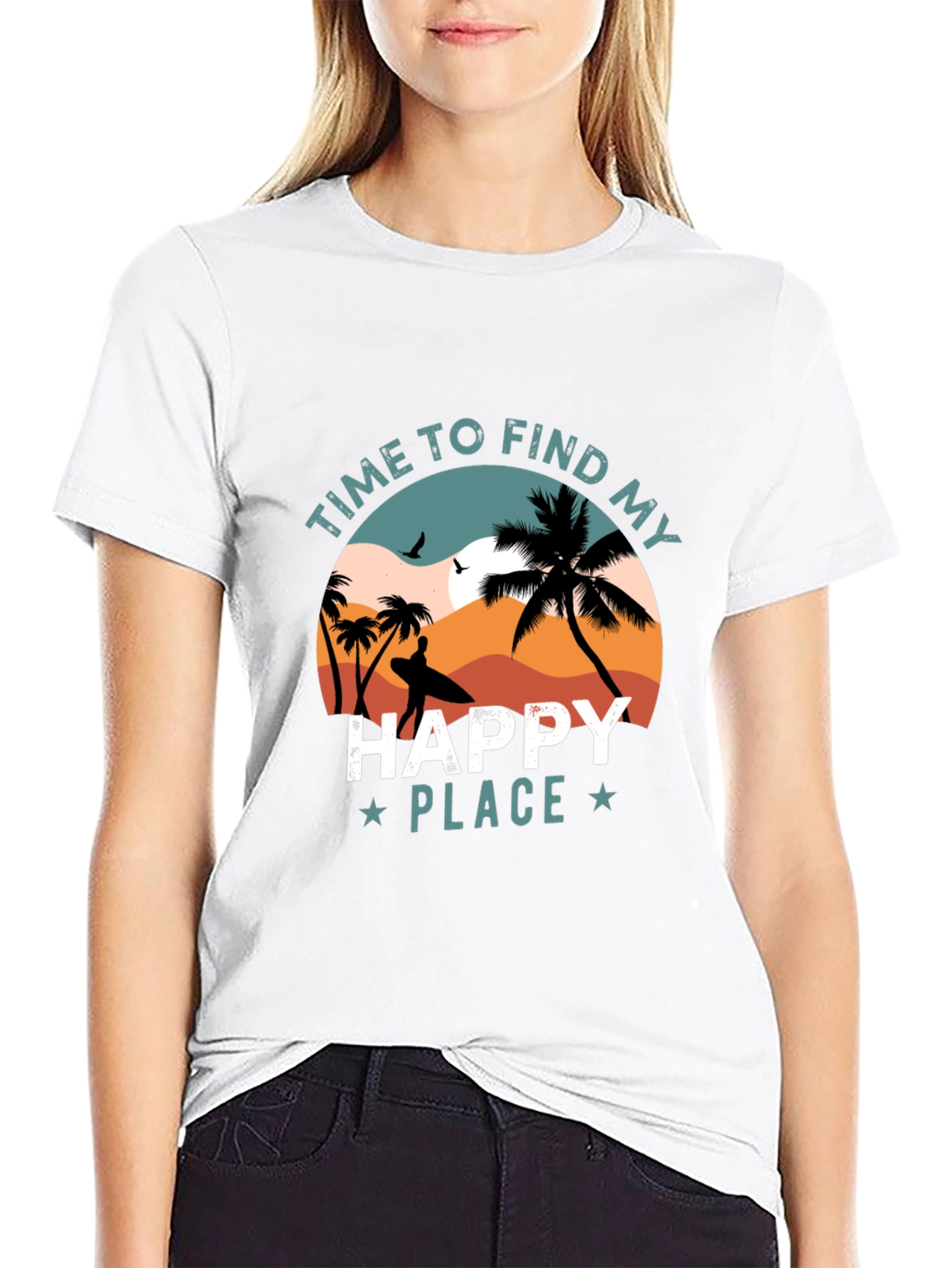 Time To Find My Happy Place Graphic Tee