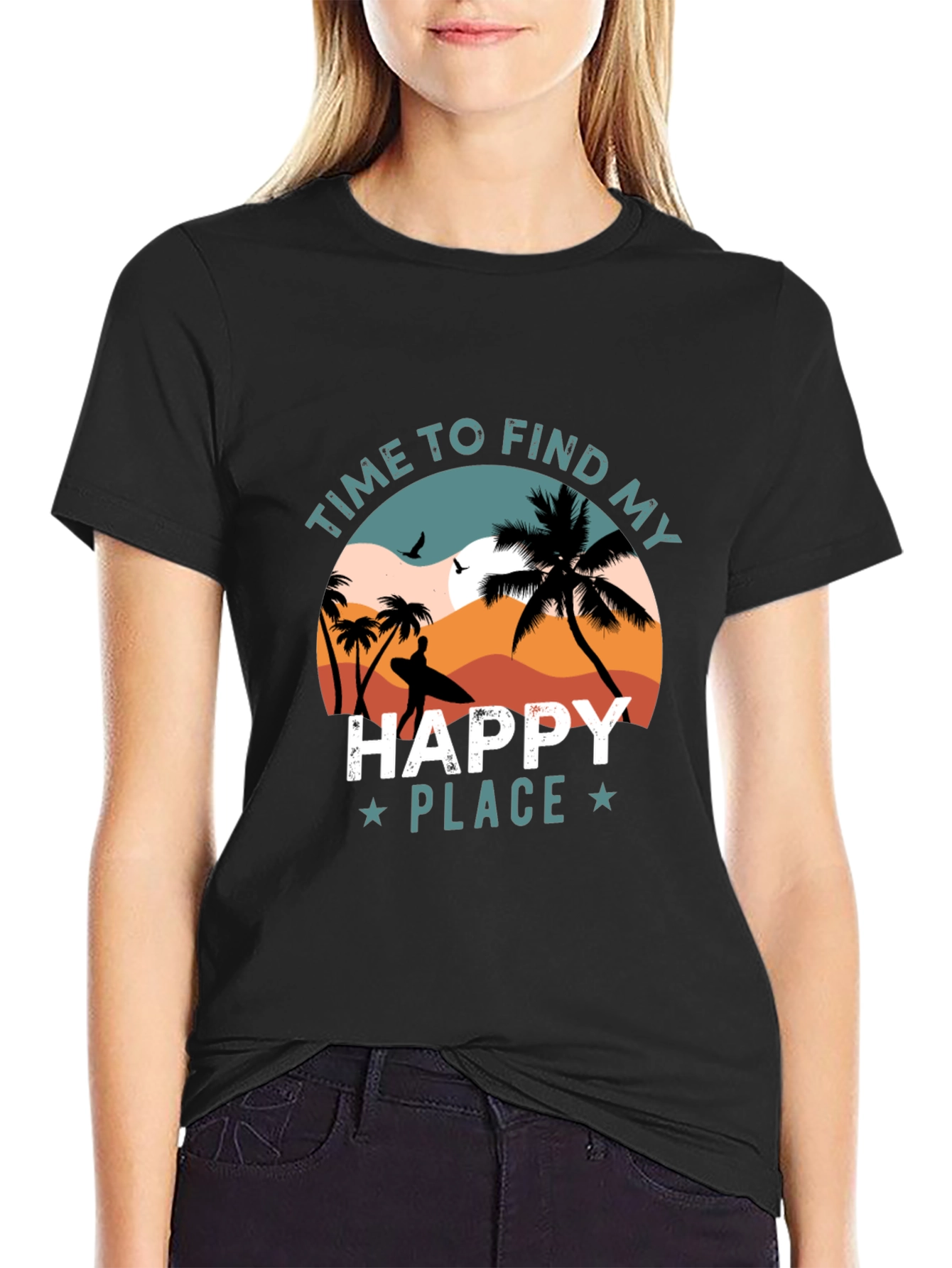Time To Find My Happy Place Graphic Tee