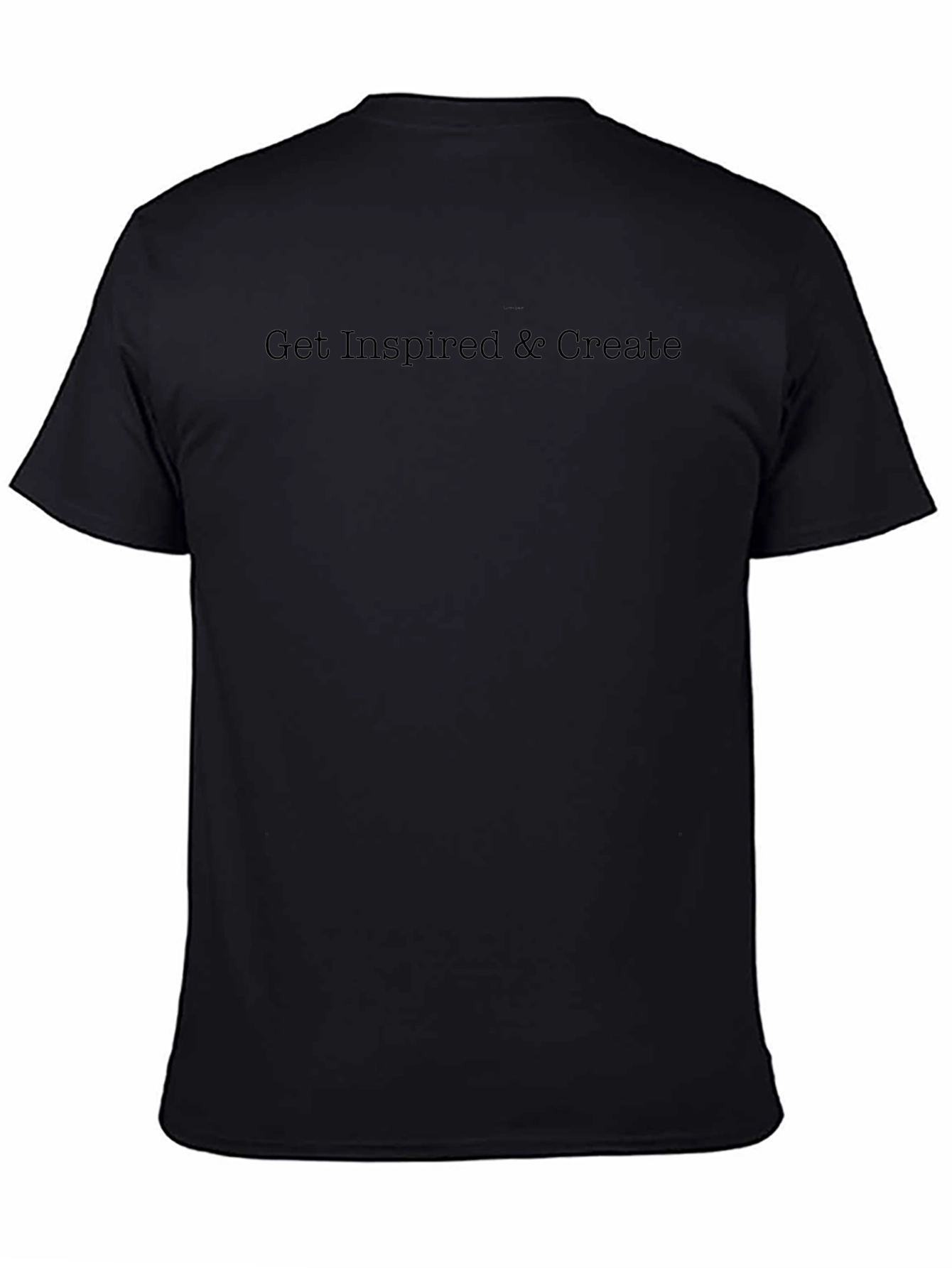 Get Inspired & Create Black T-Shirt