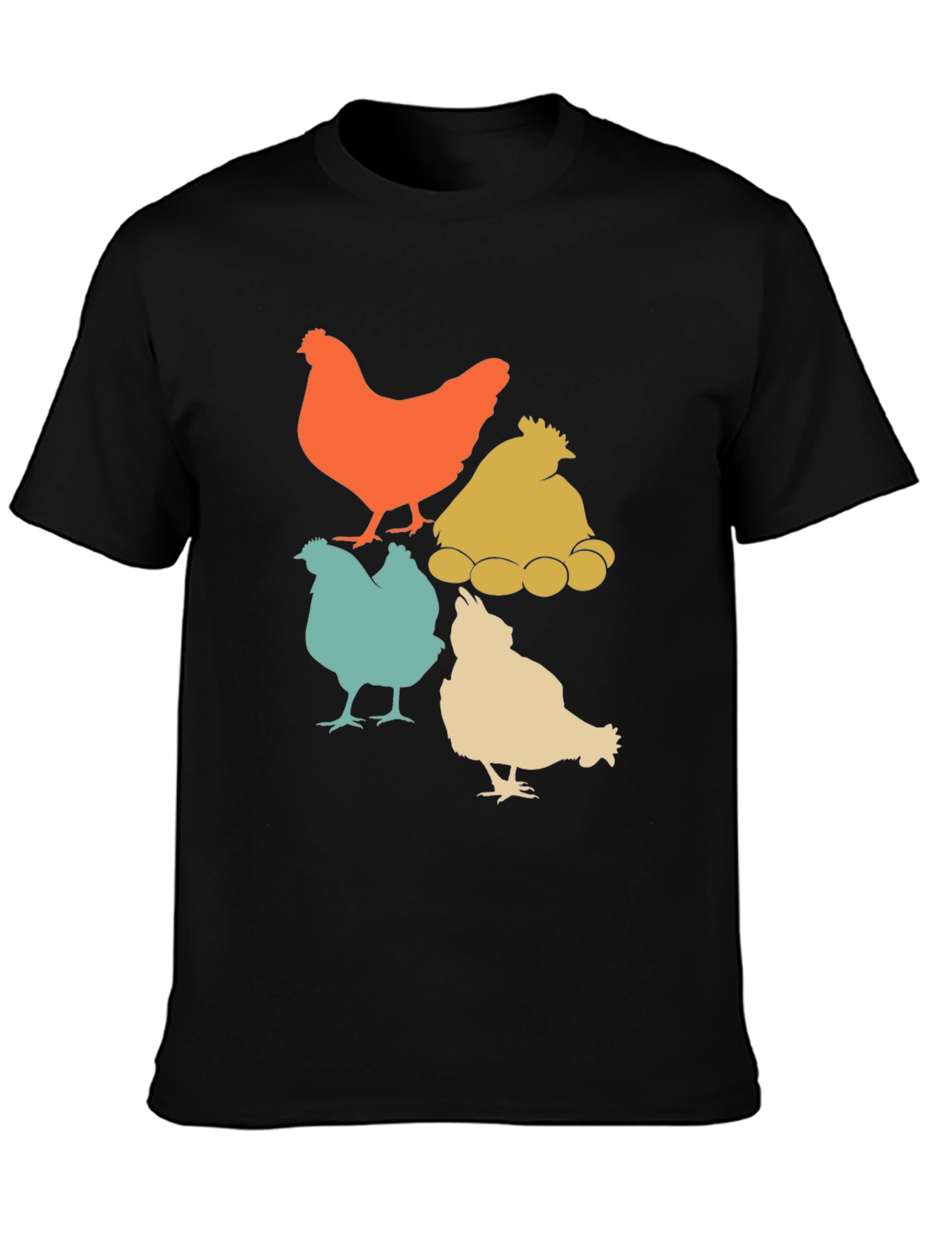 Retro Chicken T-Shirt: Farmhouse Style Tee