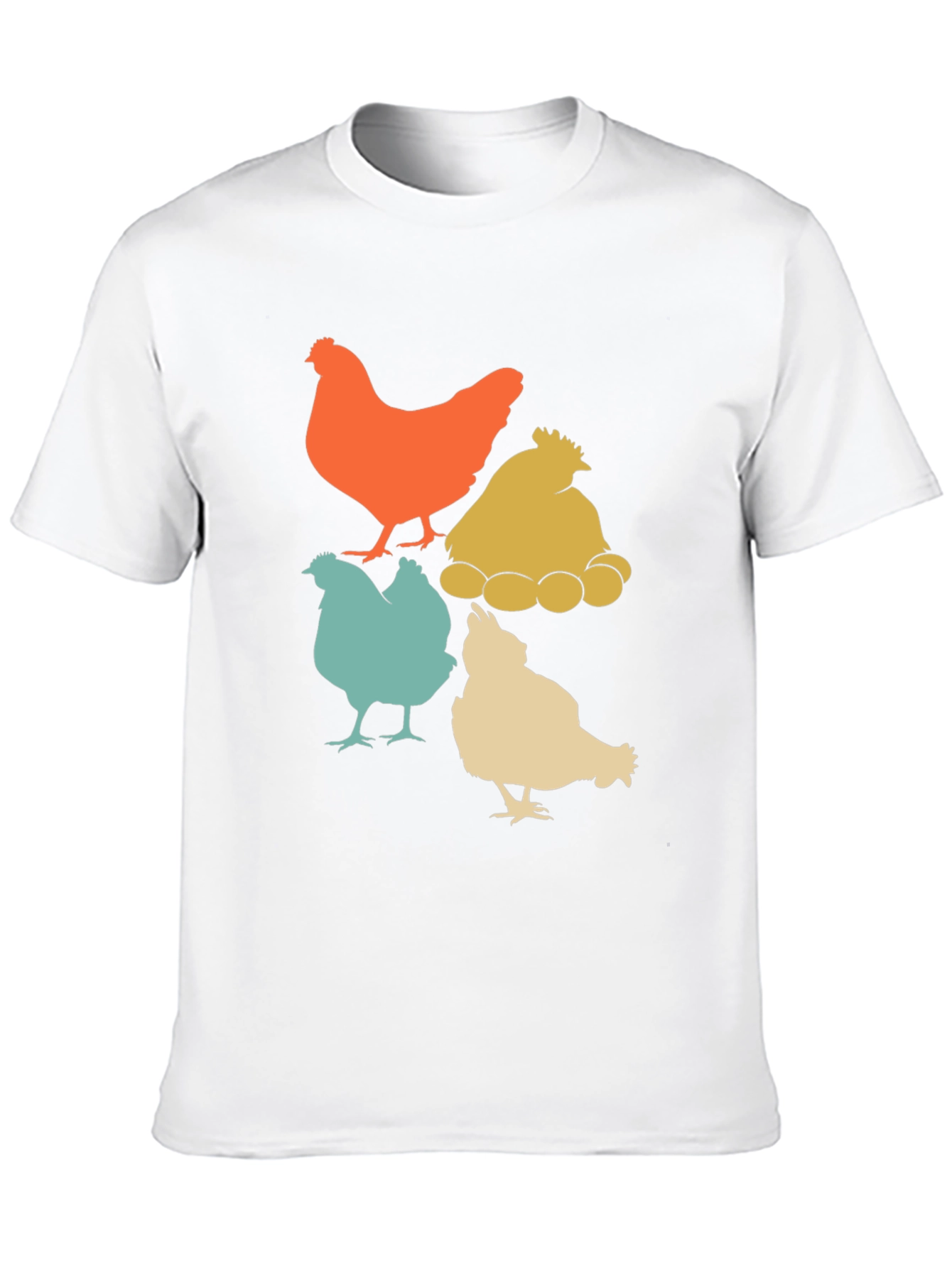 Retro Chicken T-Shirt: Farmhouse Style Tee
