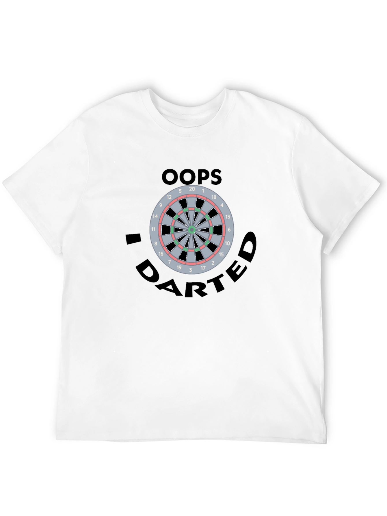 Oops I Darted T-Shirt - Dartboard Tee