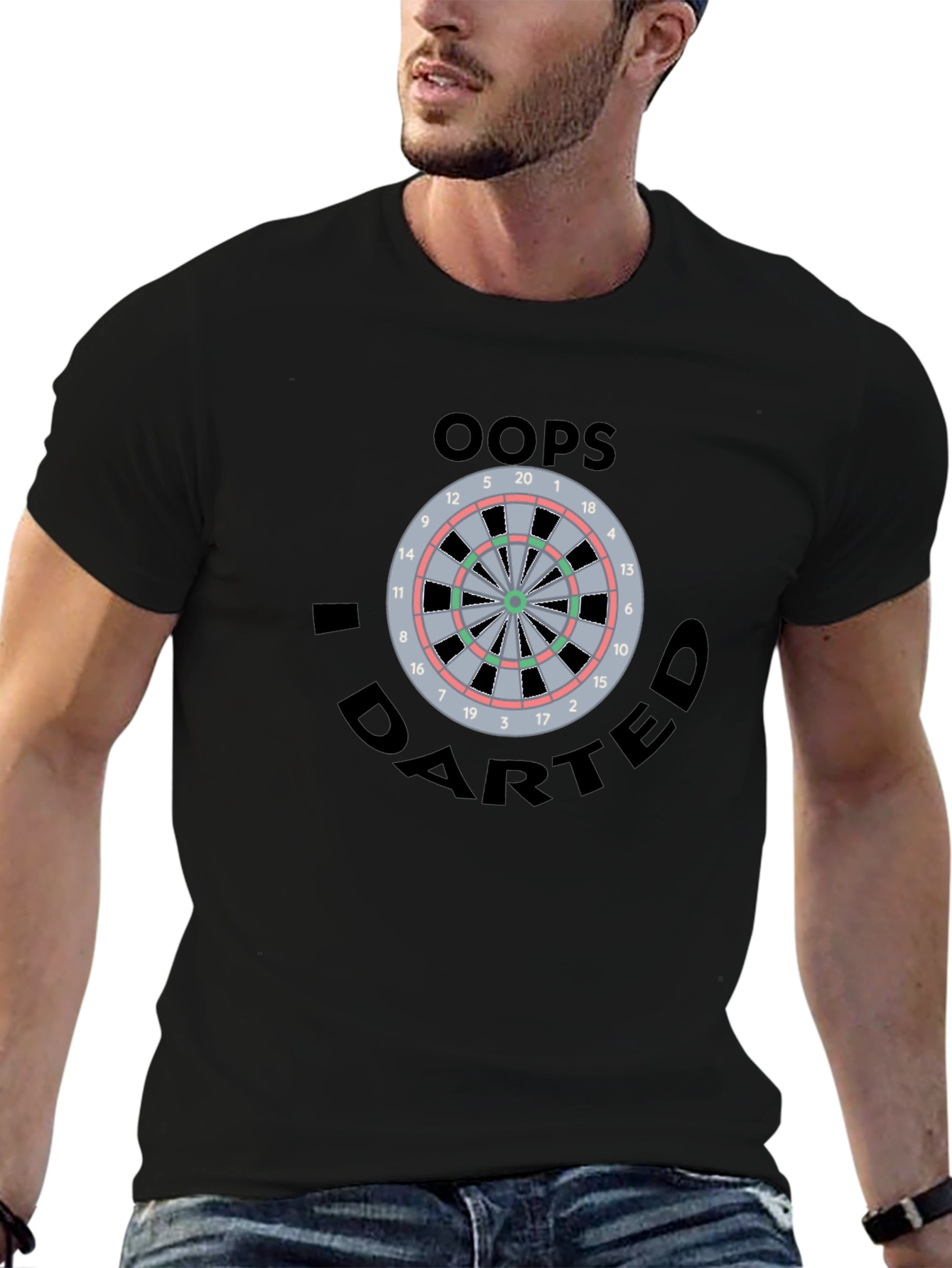 Oops I Darted T-Shirt - Dartboard Tee