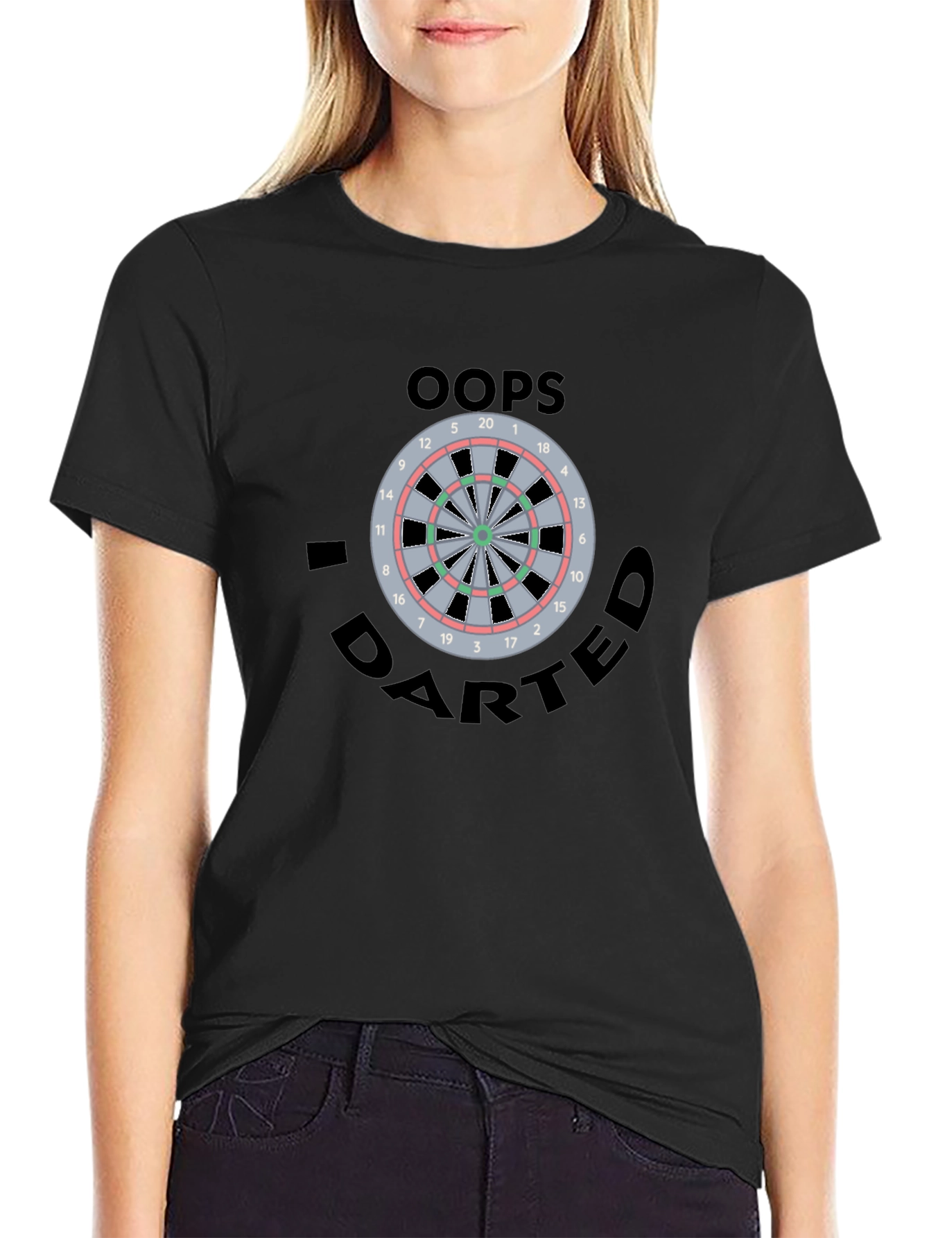 Oops I Darted T-Shirt - Dartboard Tee