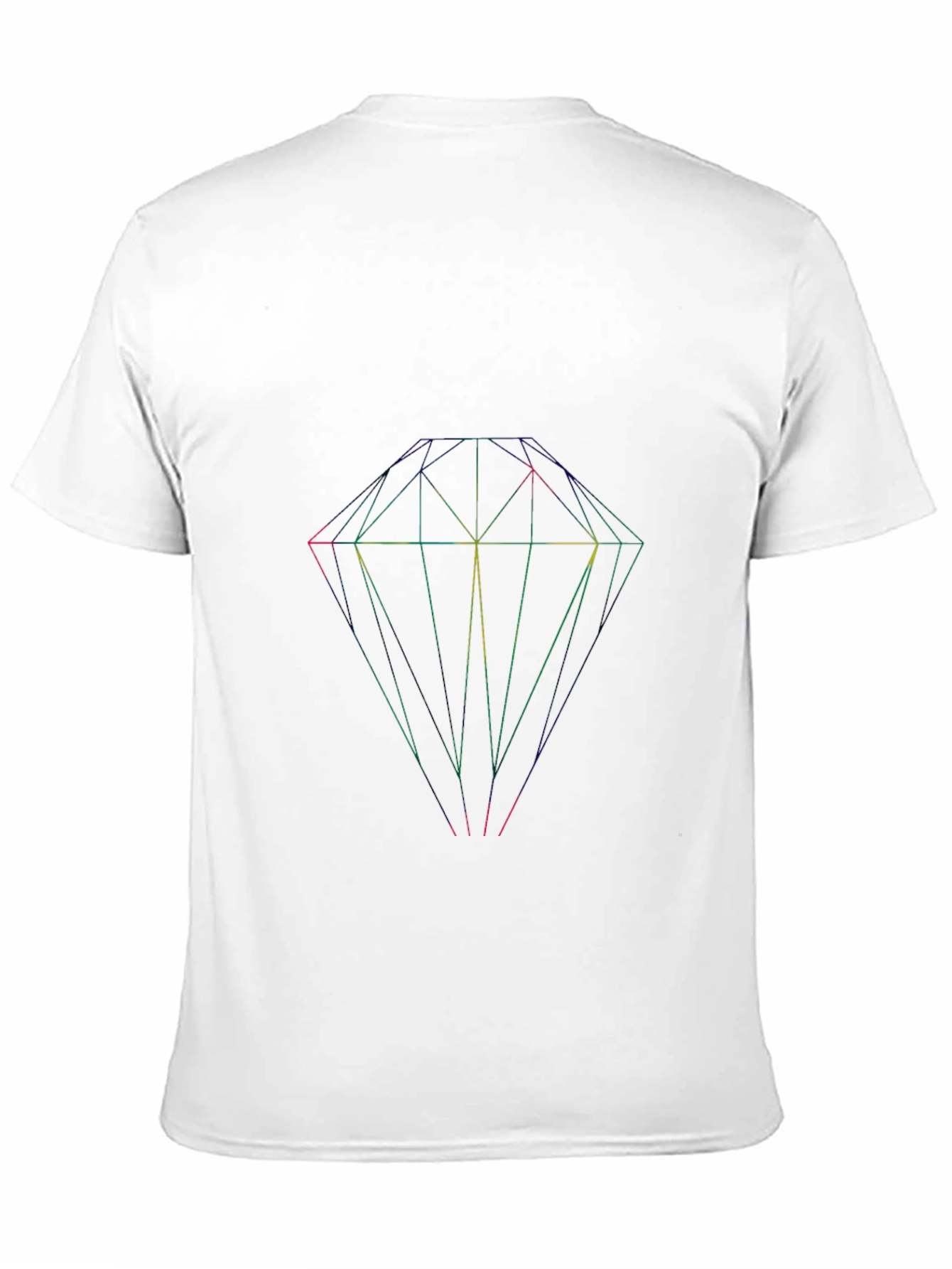 Geometric Diamond Black T-Shirt