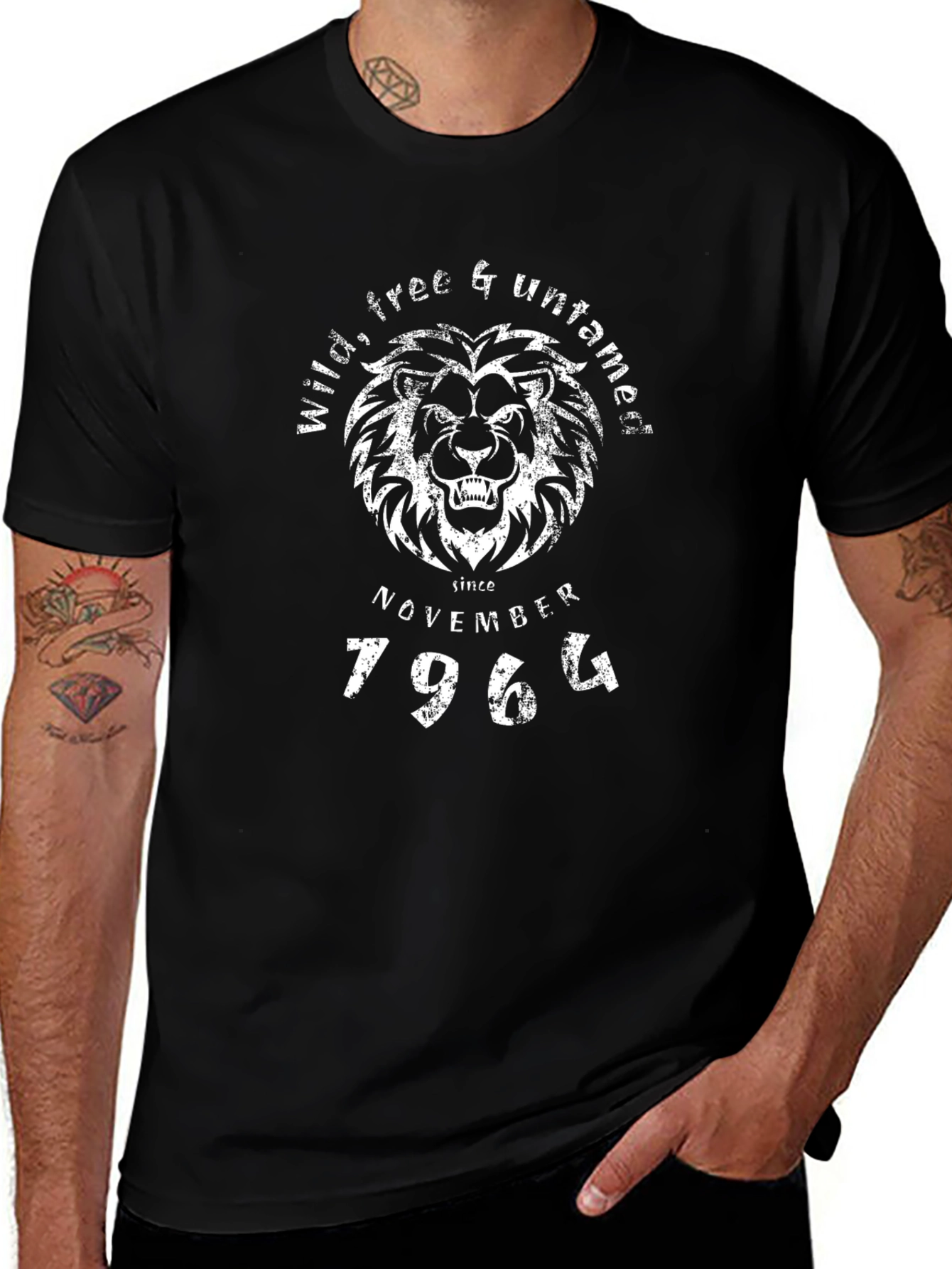 Wild Free Untamed Lion T-Shirt - November 1964