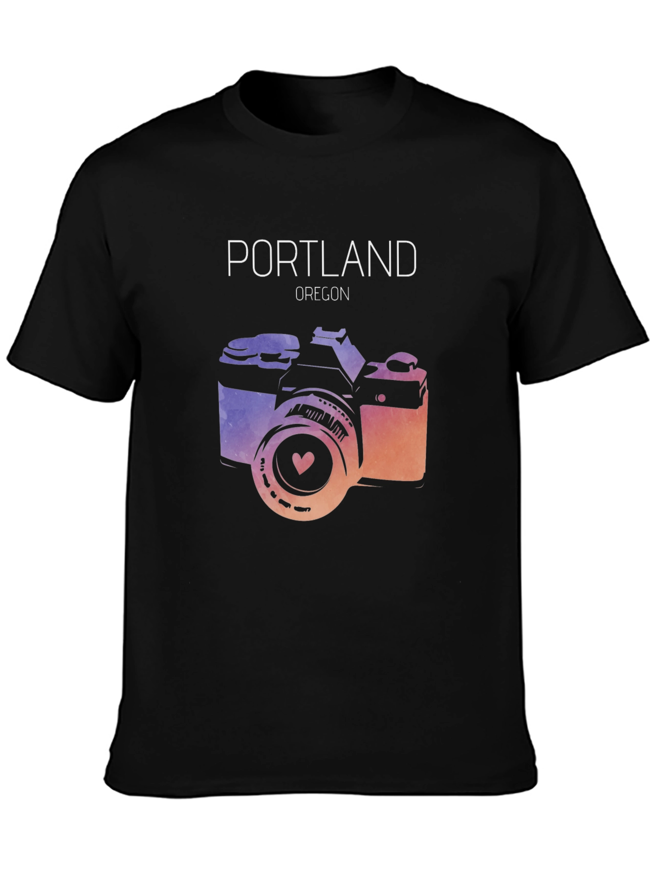 Portland Oregon Camera Graphic T-Shirt