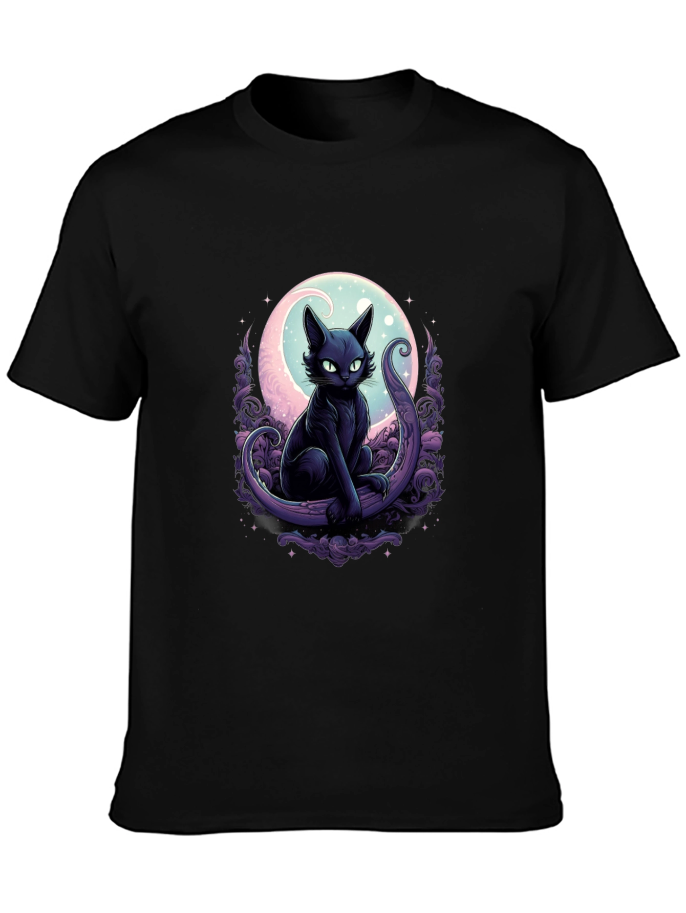 Mystic Cat Moon T-Shirt