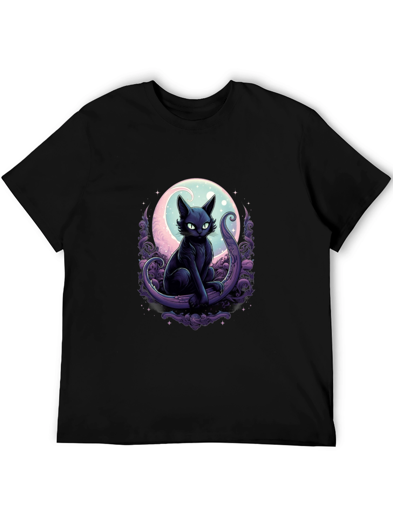 Mystic Cat Moon T-Shirt