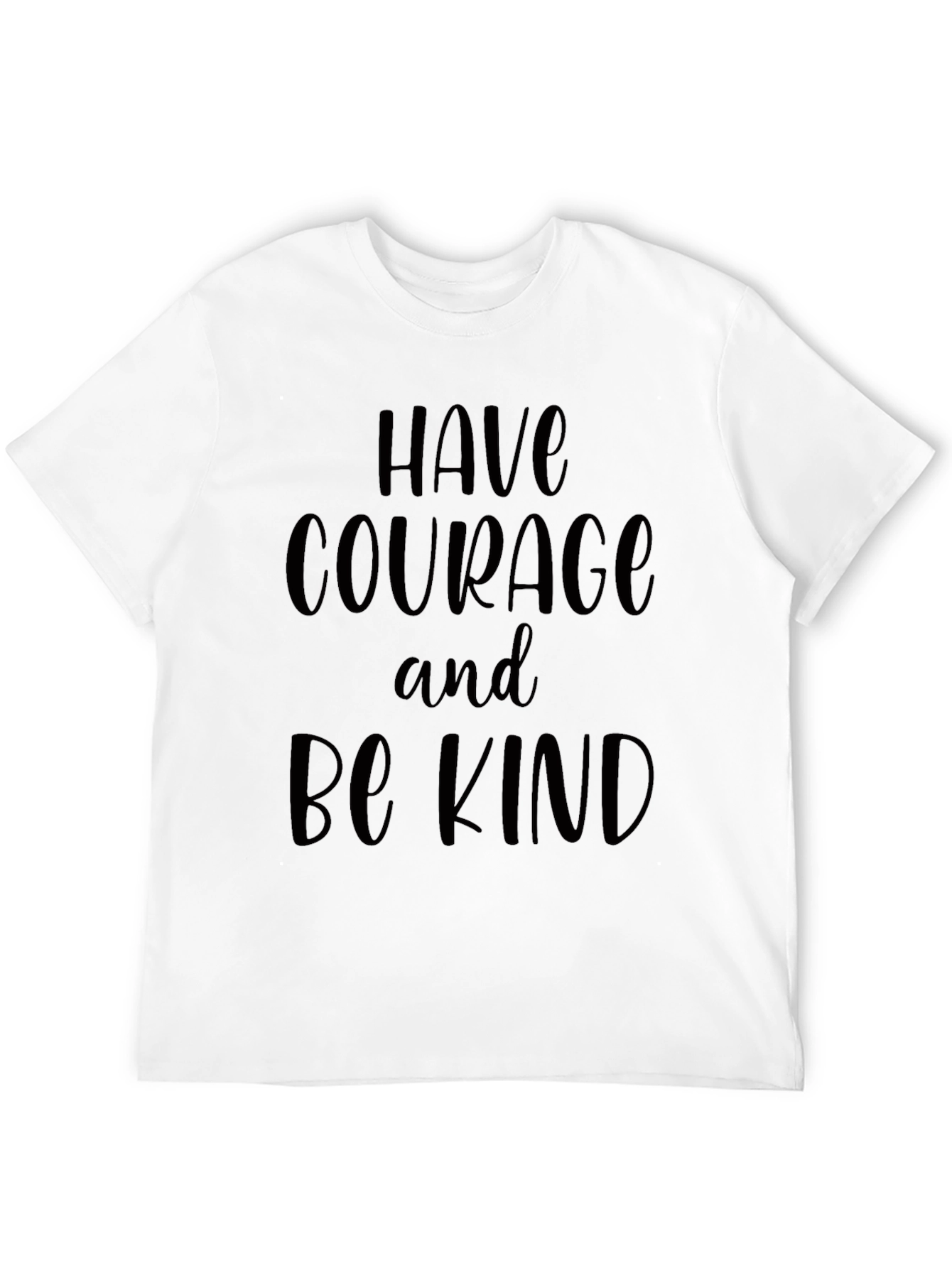 Have Courage and Be Kind Black Tee
