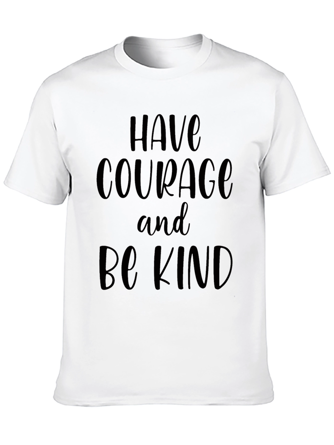 Have Courage and Be Kind Black Tee