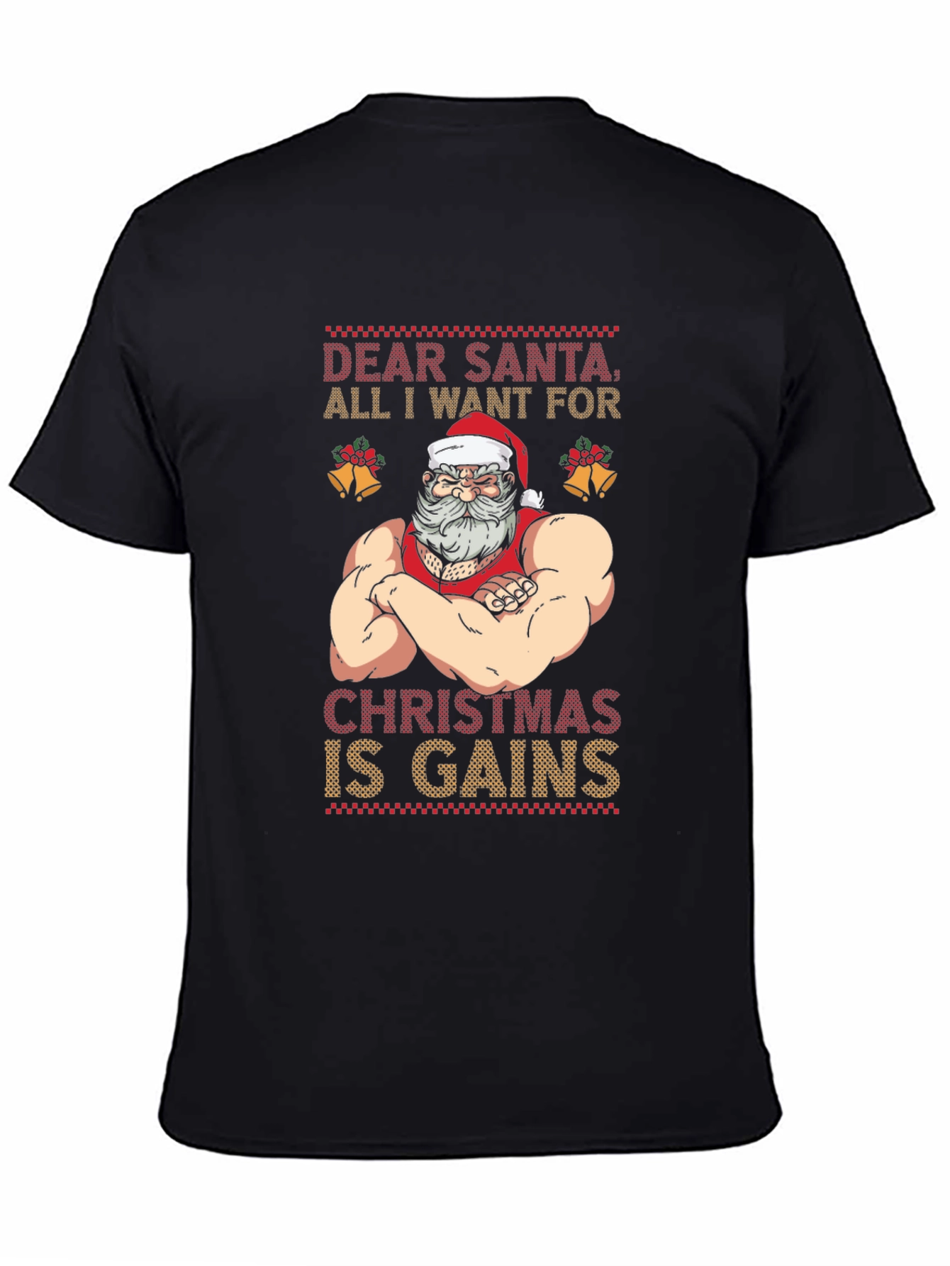 Funny Santa Christmas Gains T-Shirt