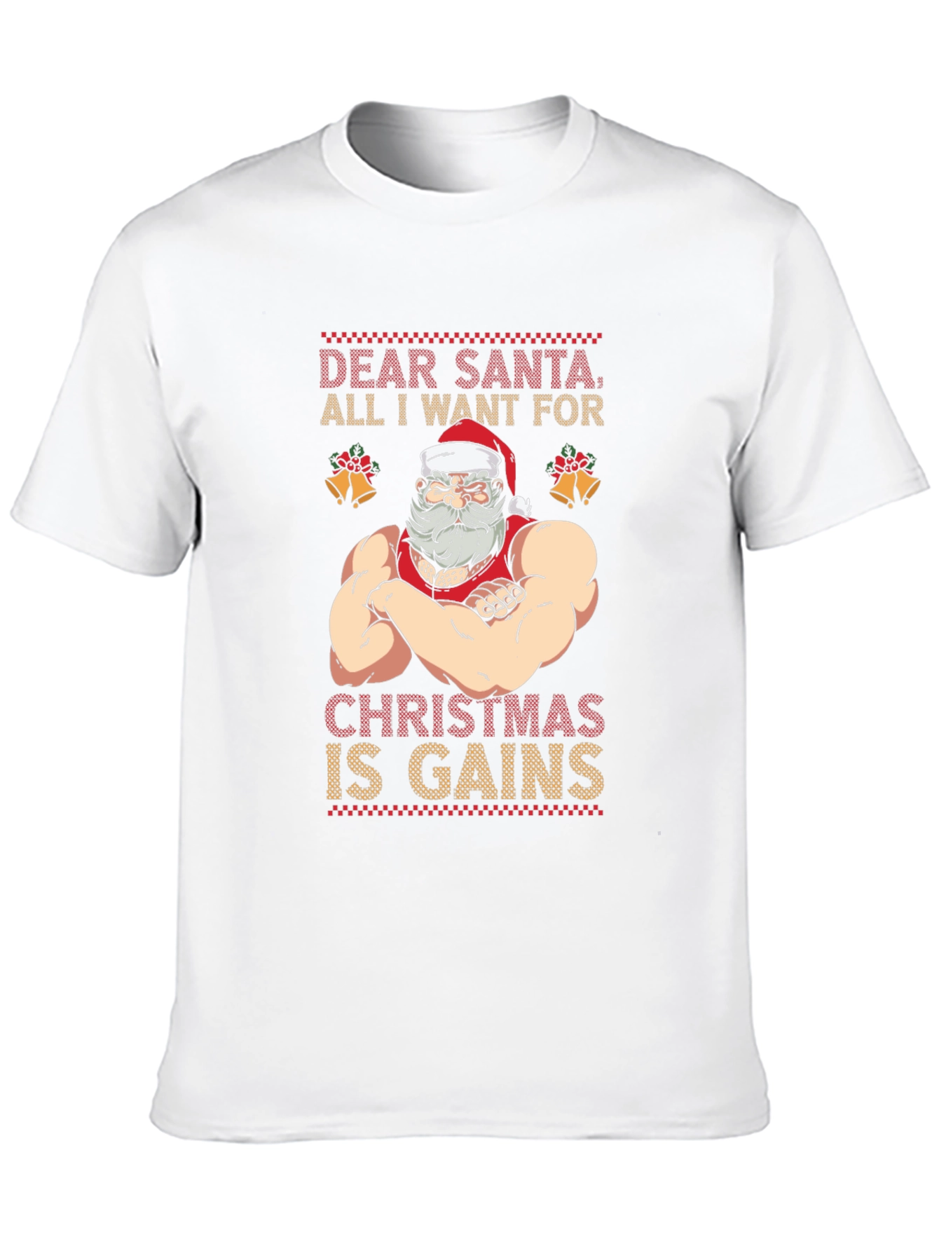 Funny Santa Christmas Gains T-Shirt