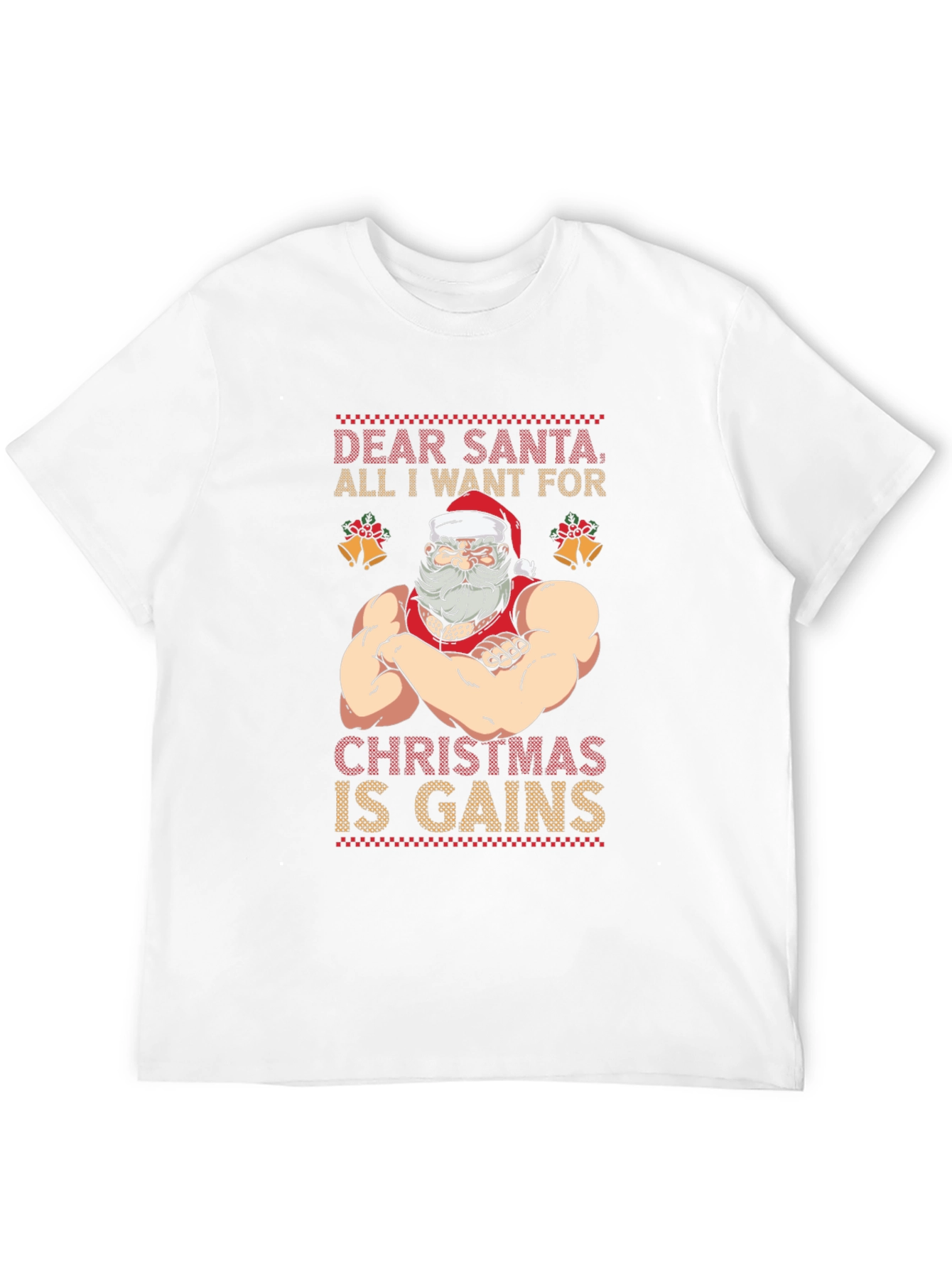 Funny Santa Christmas Gains T-Shirt