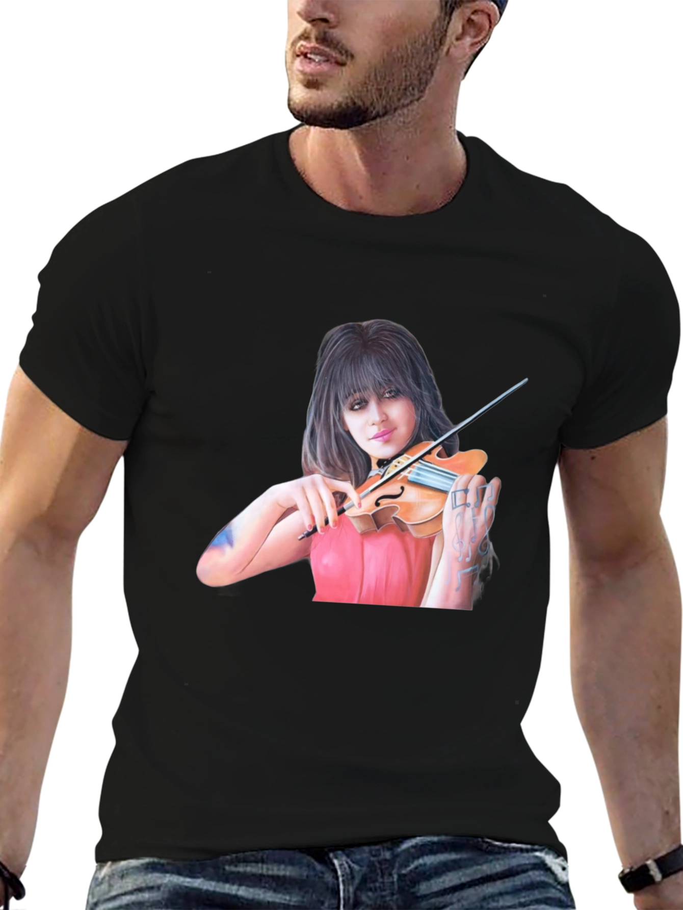 Violinist Graphic Tee - Unisex