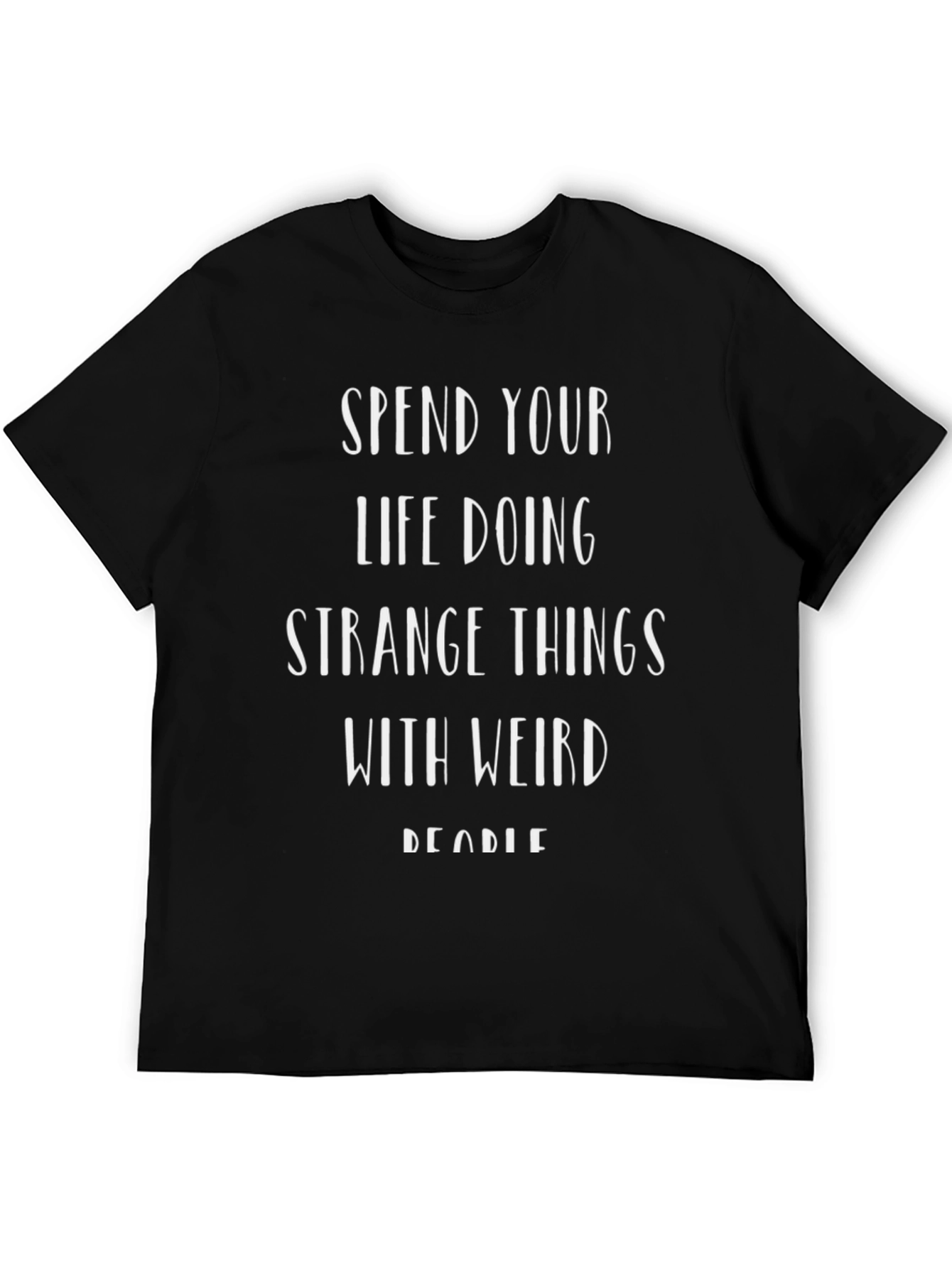 Strange Things T-Shirt - Mens Black Graphic Tee