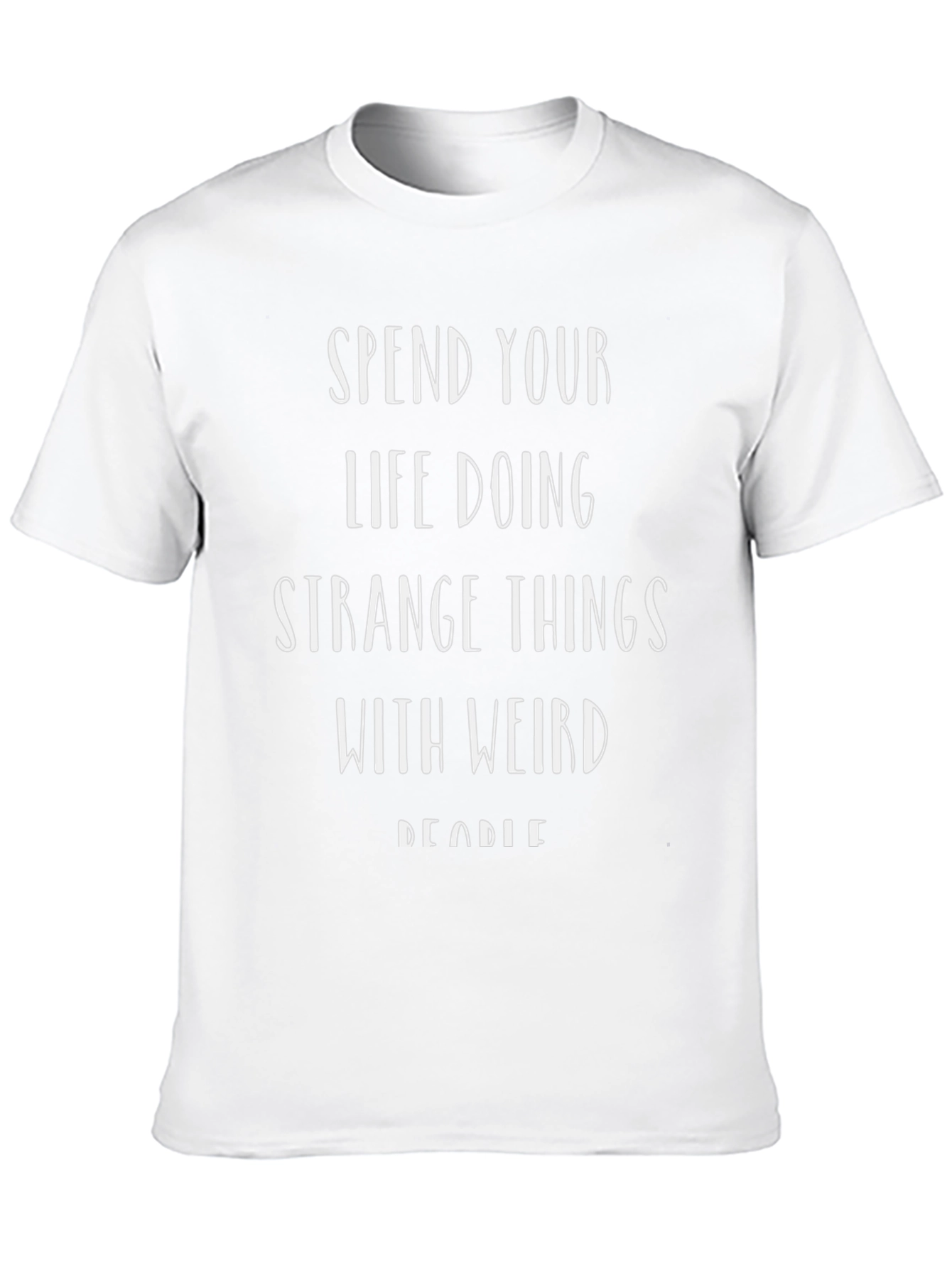 Strange Things T-Shirt - Mens Black Graphic Tee