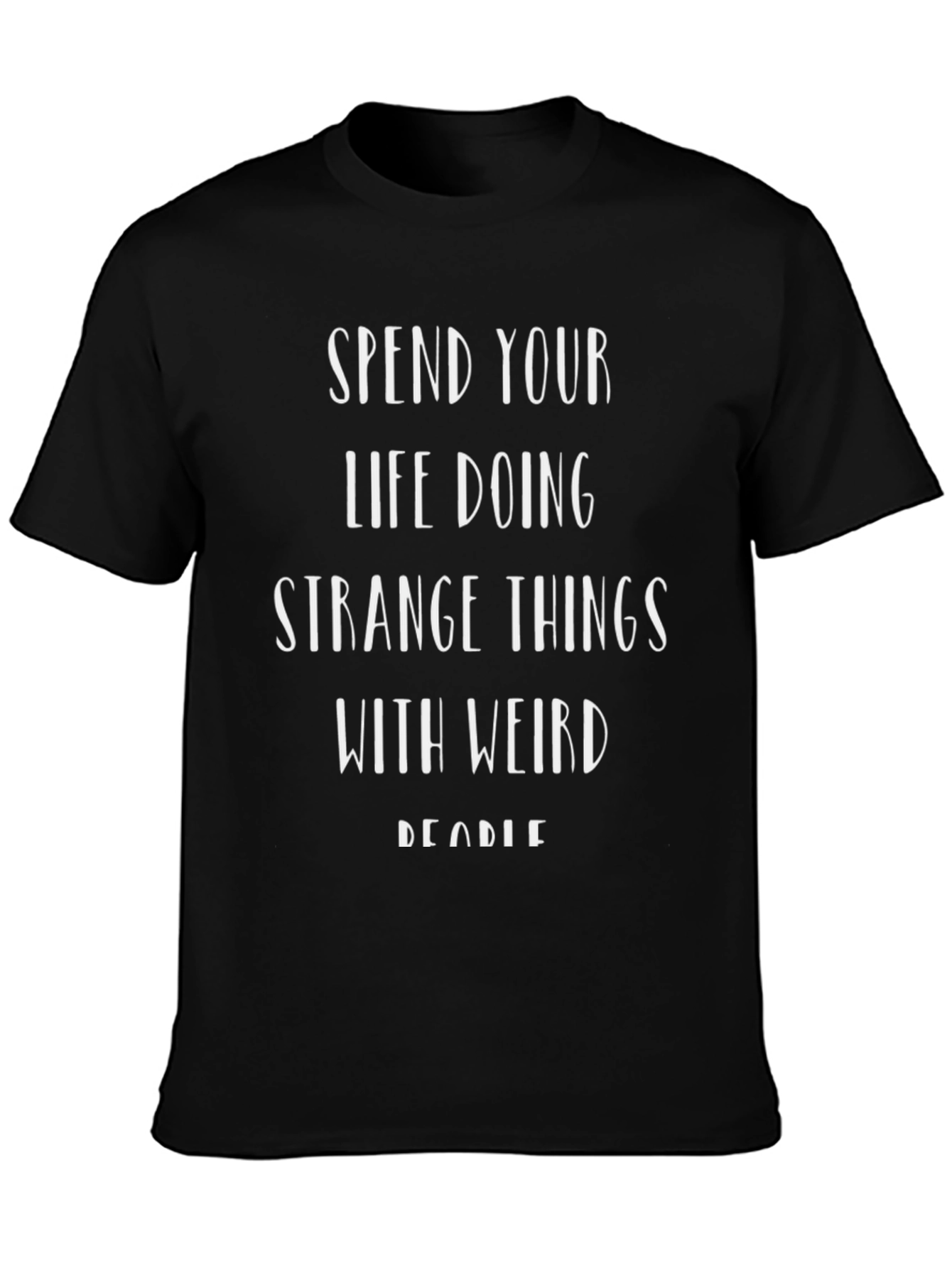 Strange Things T-Shirt - Mens Black Graphic Tee
