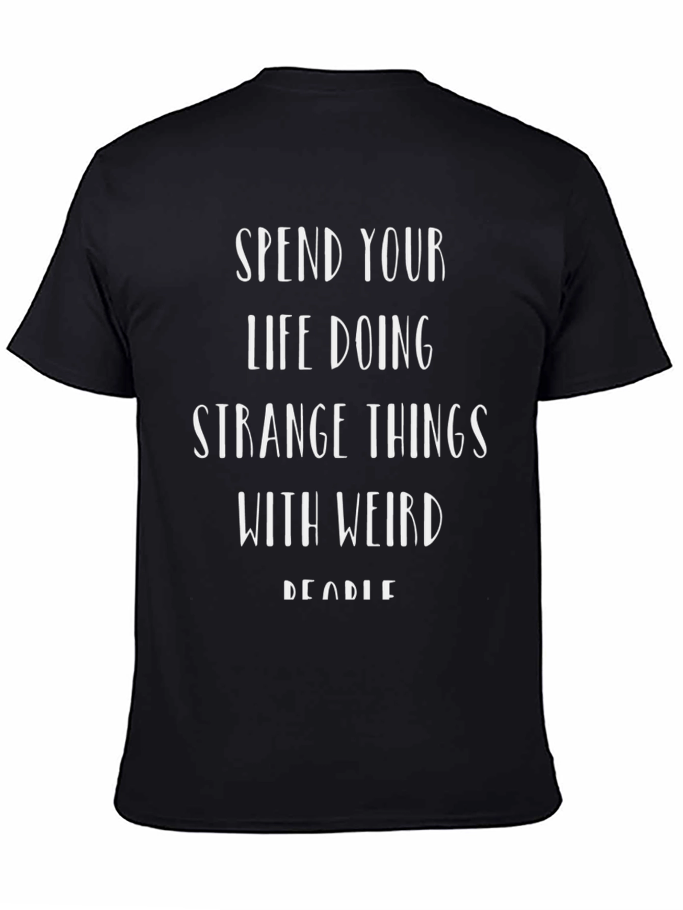 Strange Things T-Shirt - Mens Black Graphic Tee