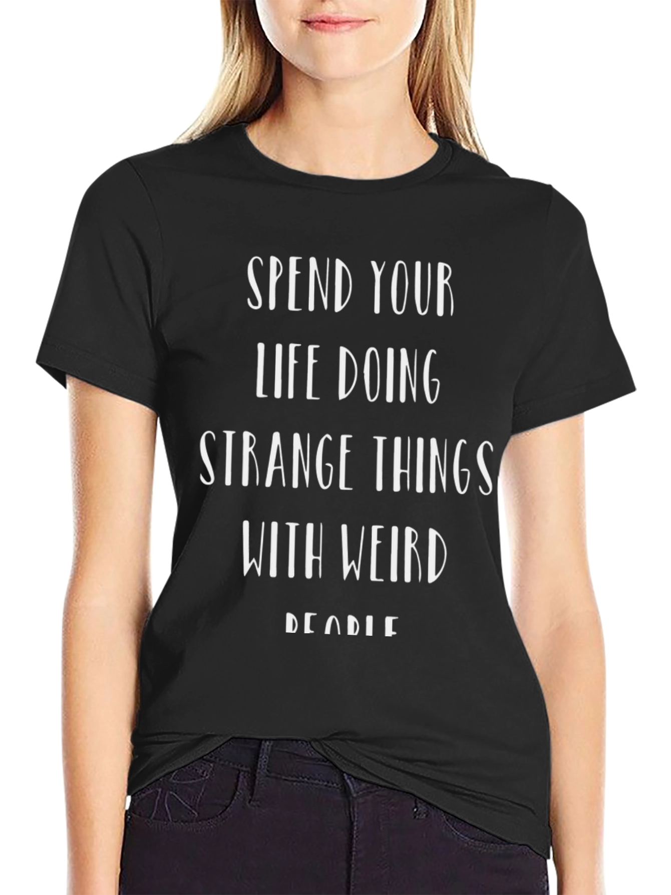 Strange Things T-Shirt - Mens Black Graphic Tee