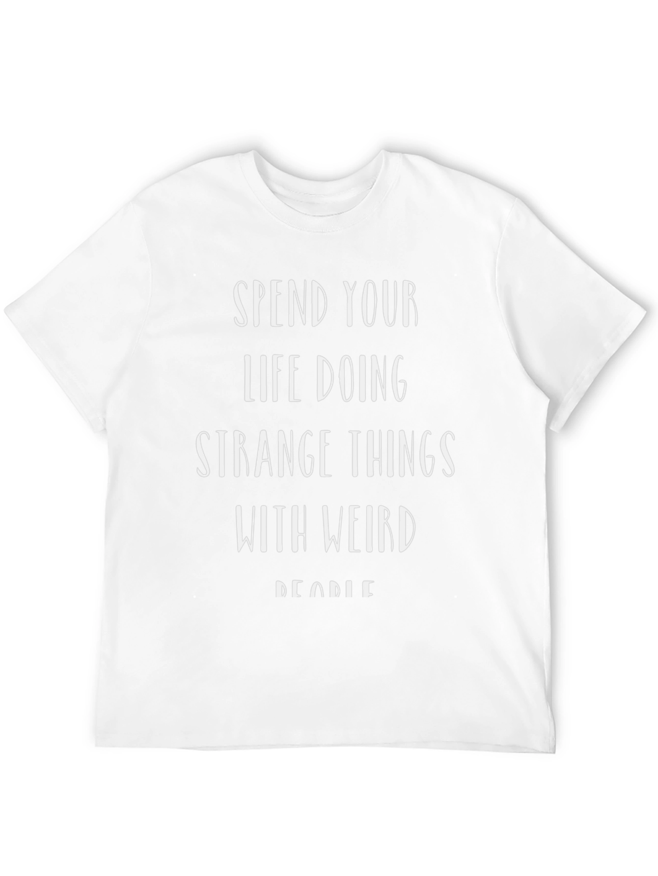Strange Things T-Shirt - Mens Black Graphic Tee