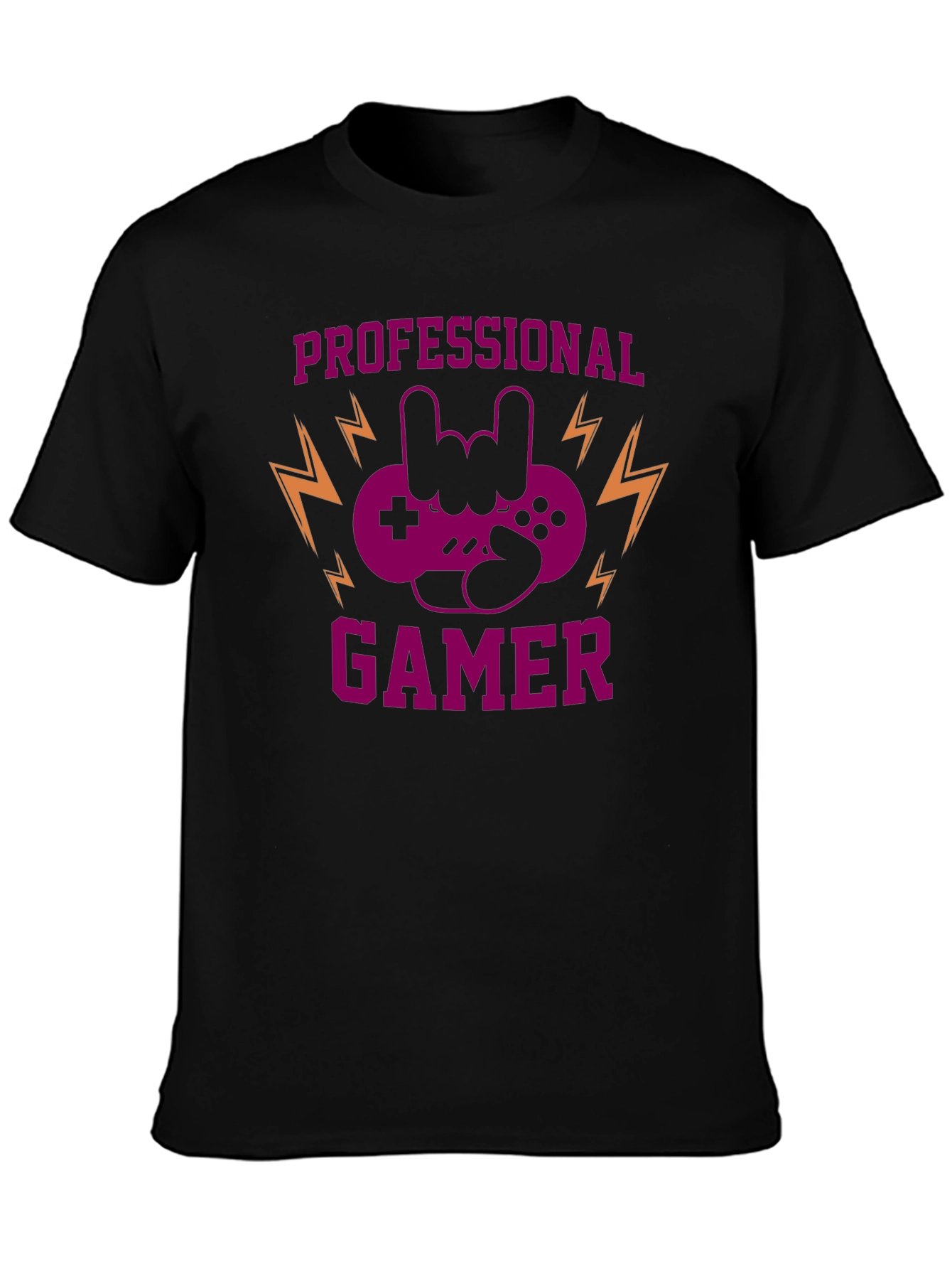 Professional Gamer Black T-Shirt
