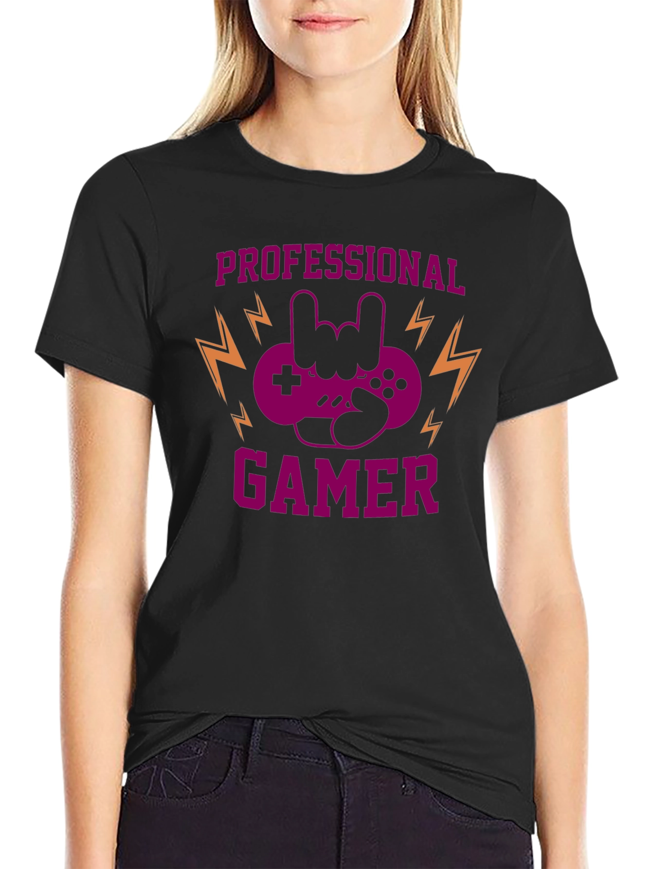 Professional Gamer Black T-Shirt