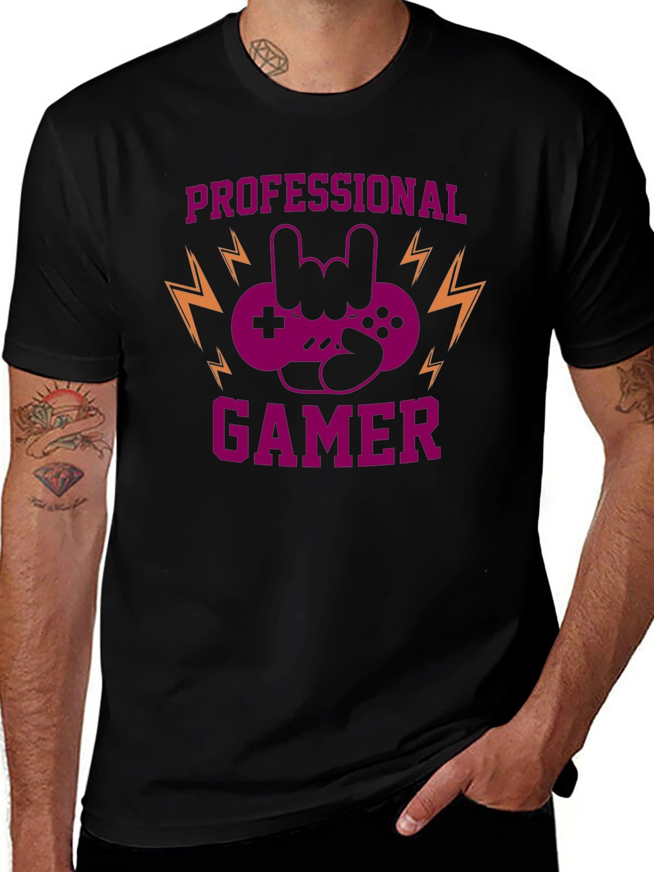 Professional Gamer Black T-Shirt