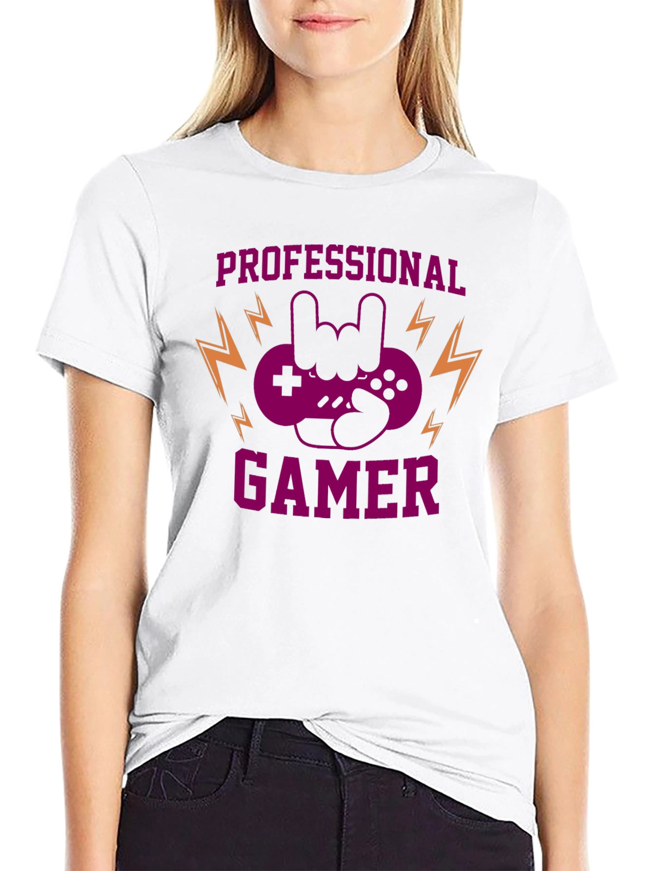 Professional Gamer Black T-Shirt