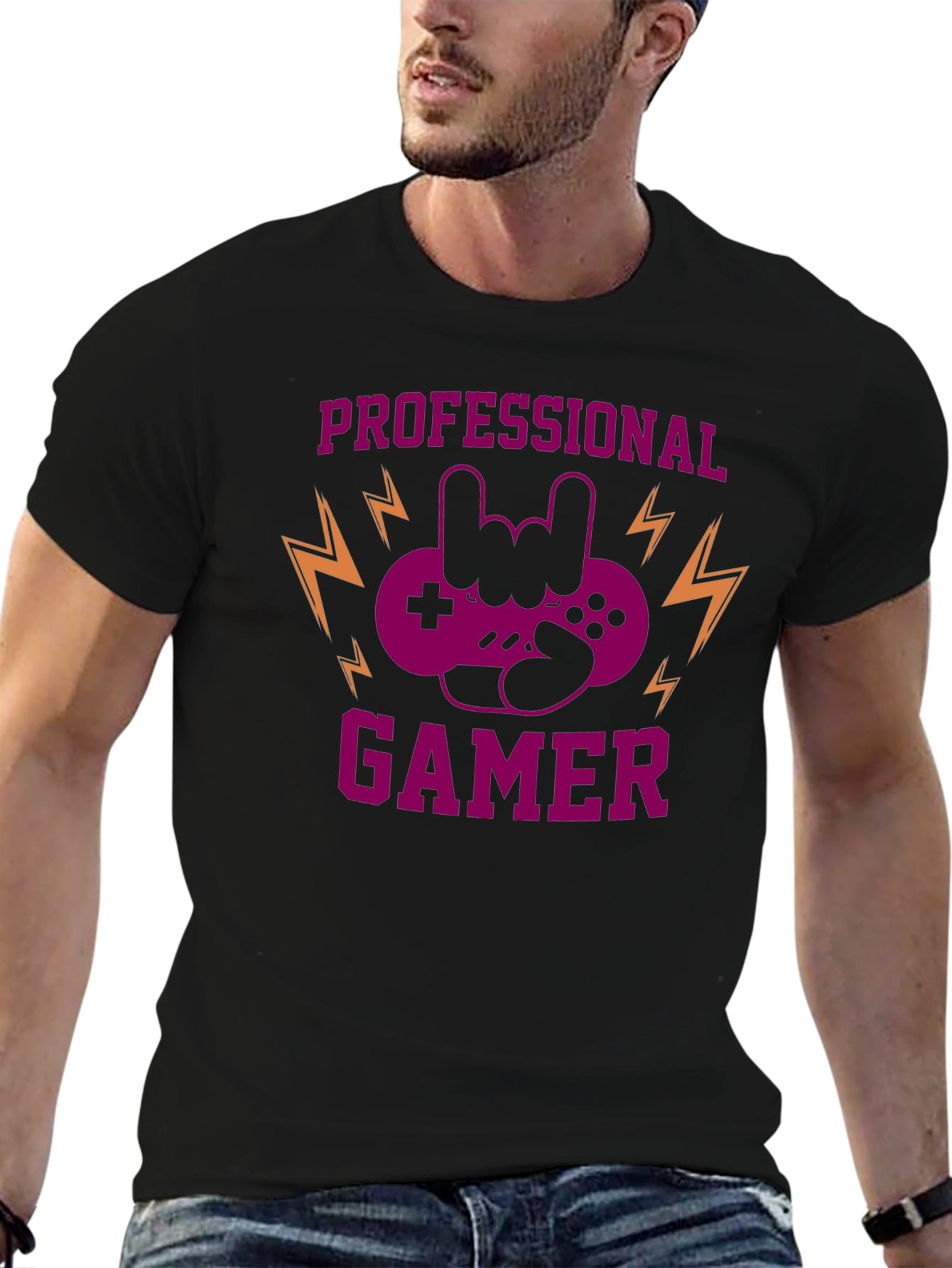 Professional Gamer Black T-Shirt