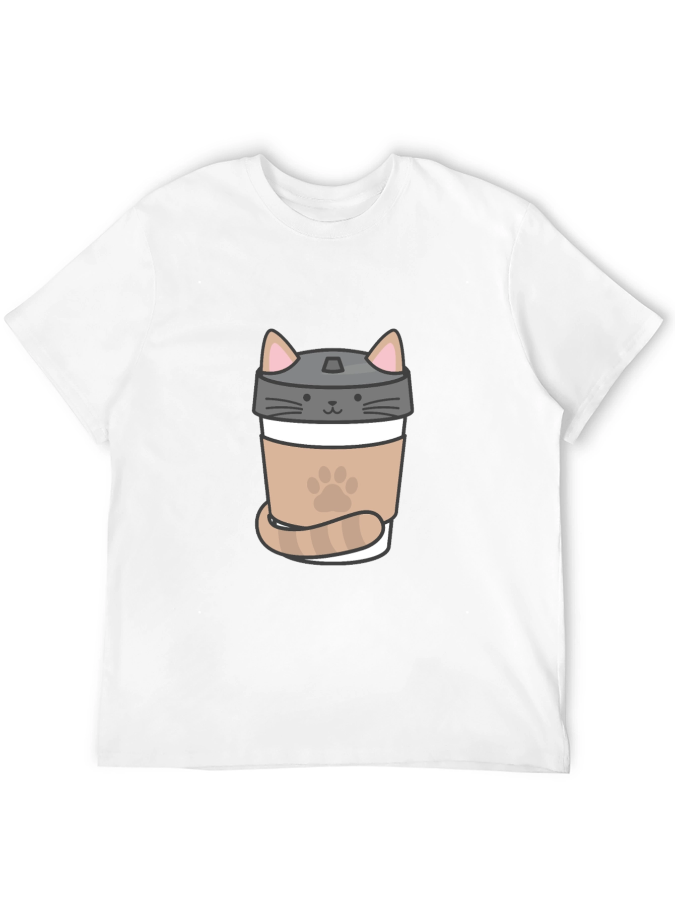 Cat Coffee T-Shirt - Cute Coffee Lover Tee