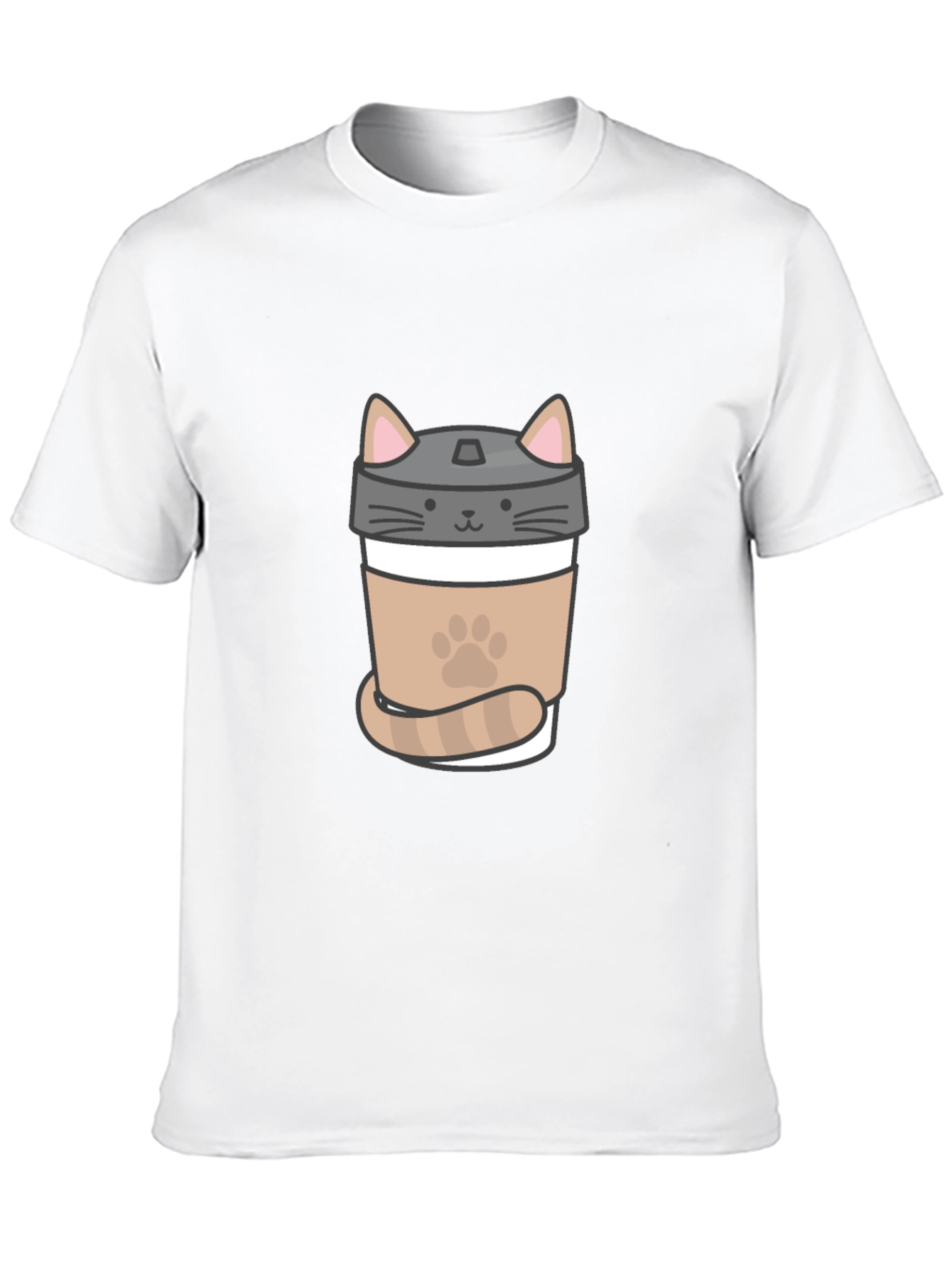 Cat Coffee T-Shirt - Cute Coffee Lover Tee