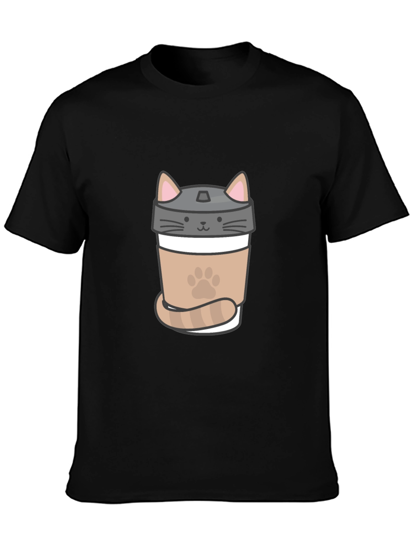 Cat Coffee T-Shirt - Cute Coffee Lover Tee