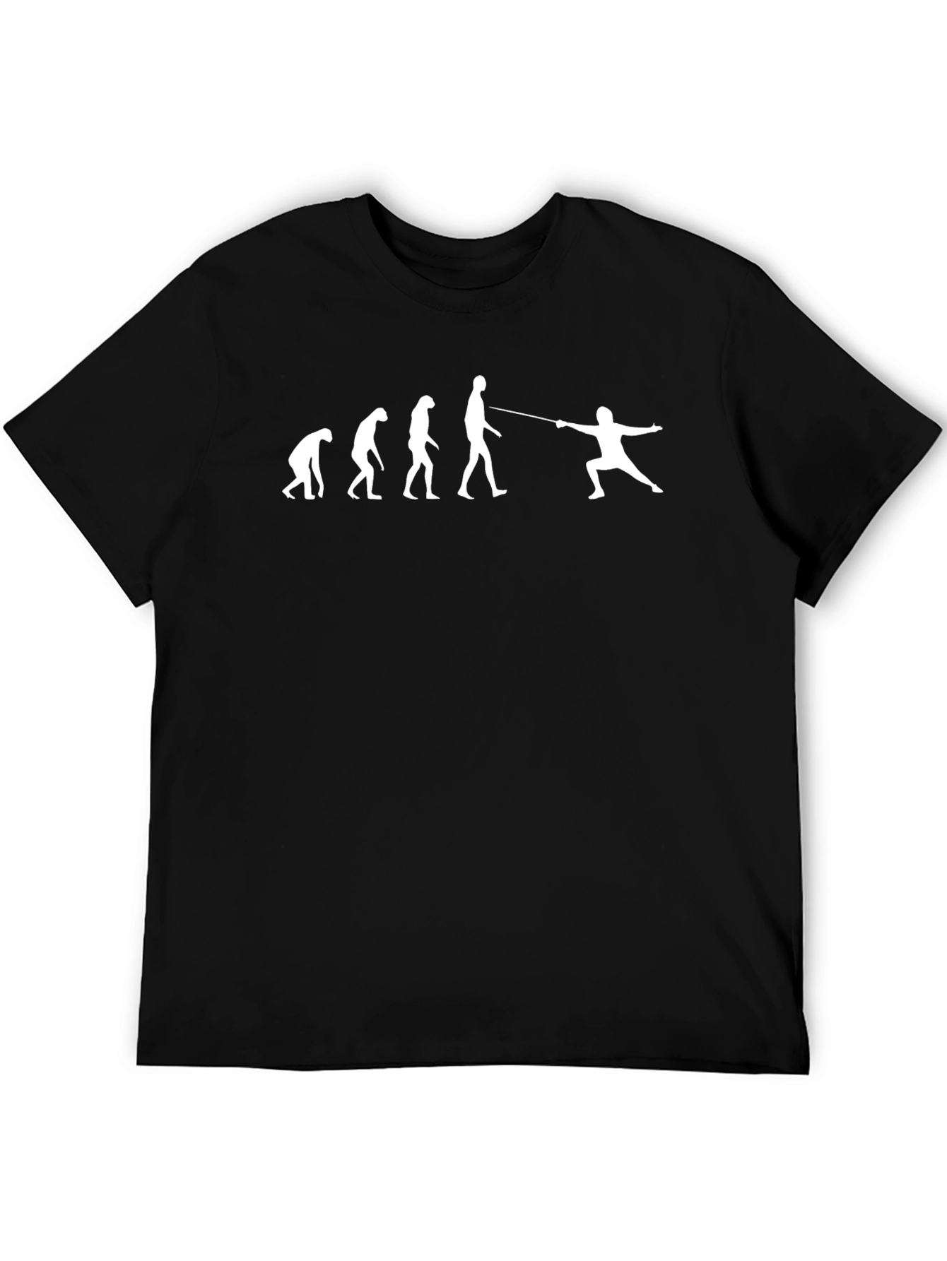 Fencing Evolution Black T-Shirt