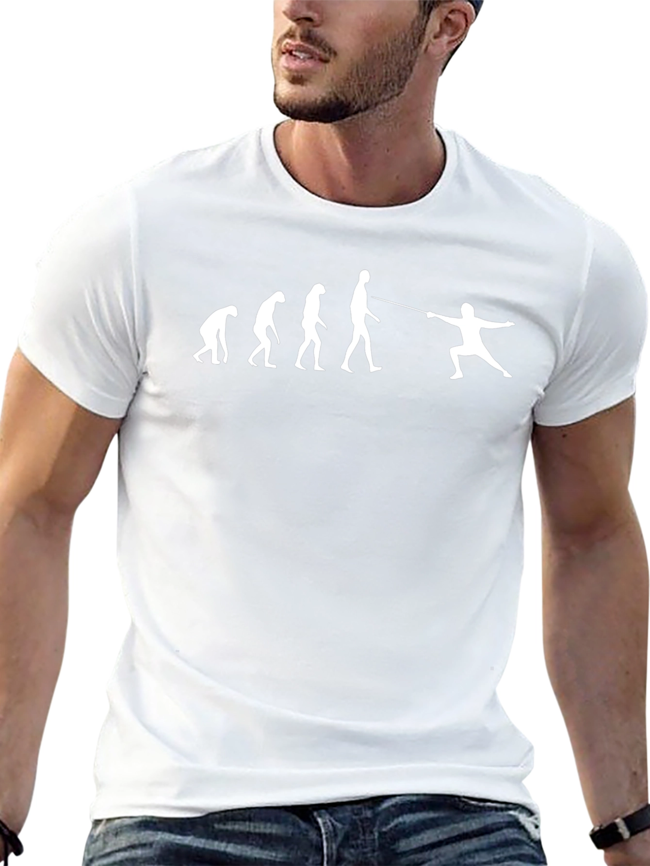 Fencing Evolution Black T-Shirt
