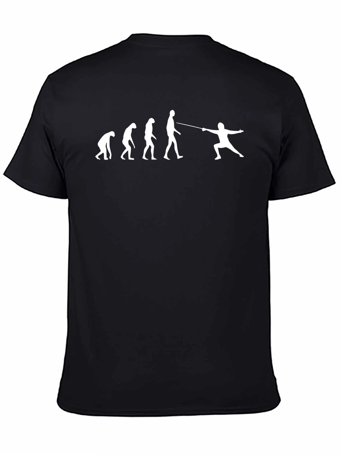 Fencing Evolution Black T-Shirt