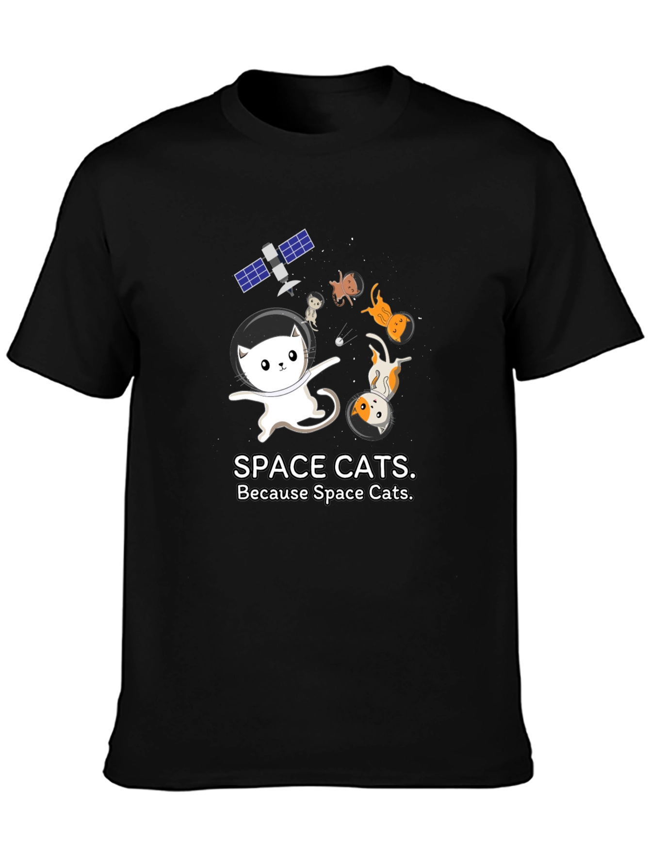 Space Cats T-Shirt - Astronaut Cat Design