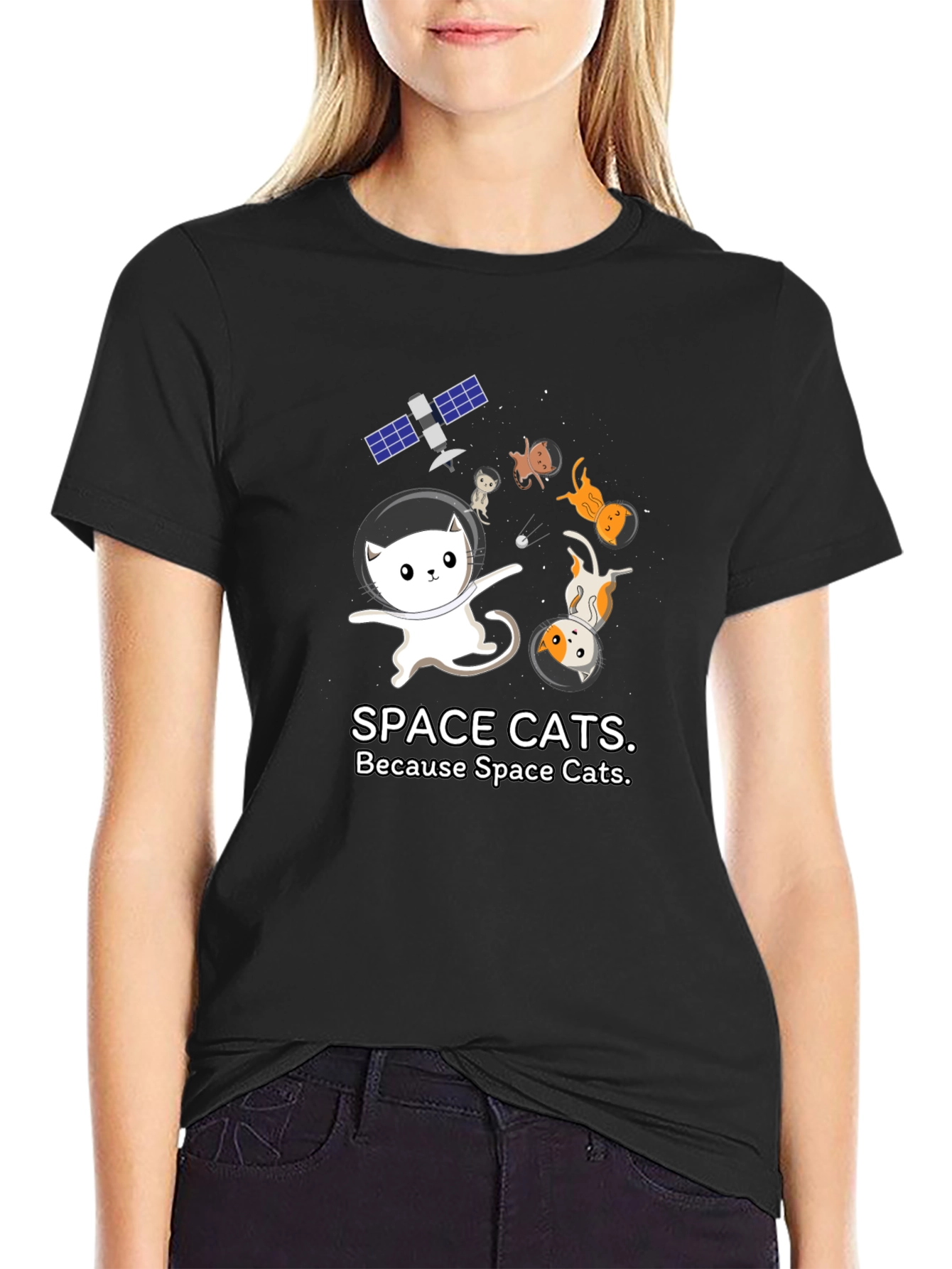 Space Cats T-Shirt - Astronaut Cat Design