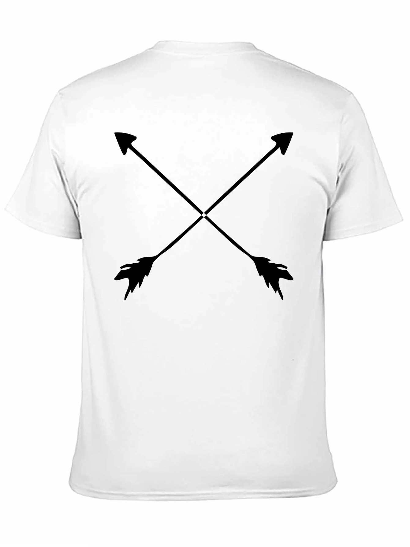 Mens Black Arrow Graphic Tee - Casual Style